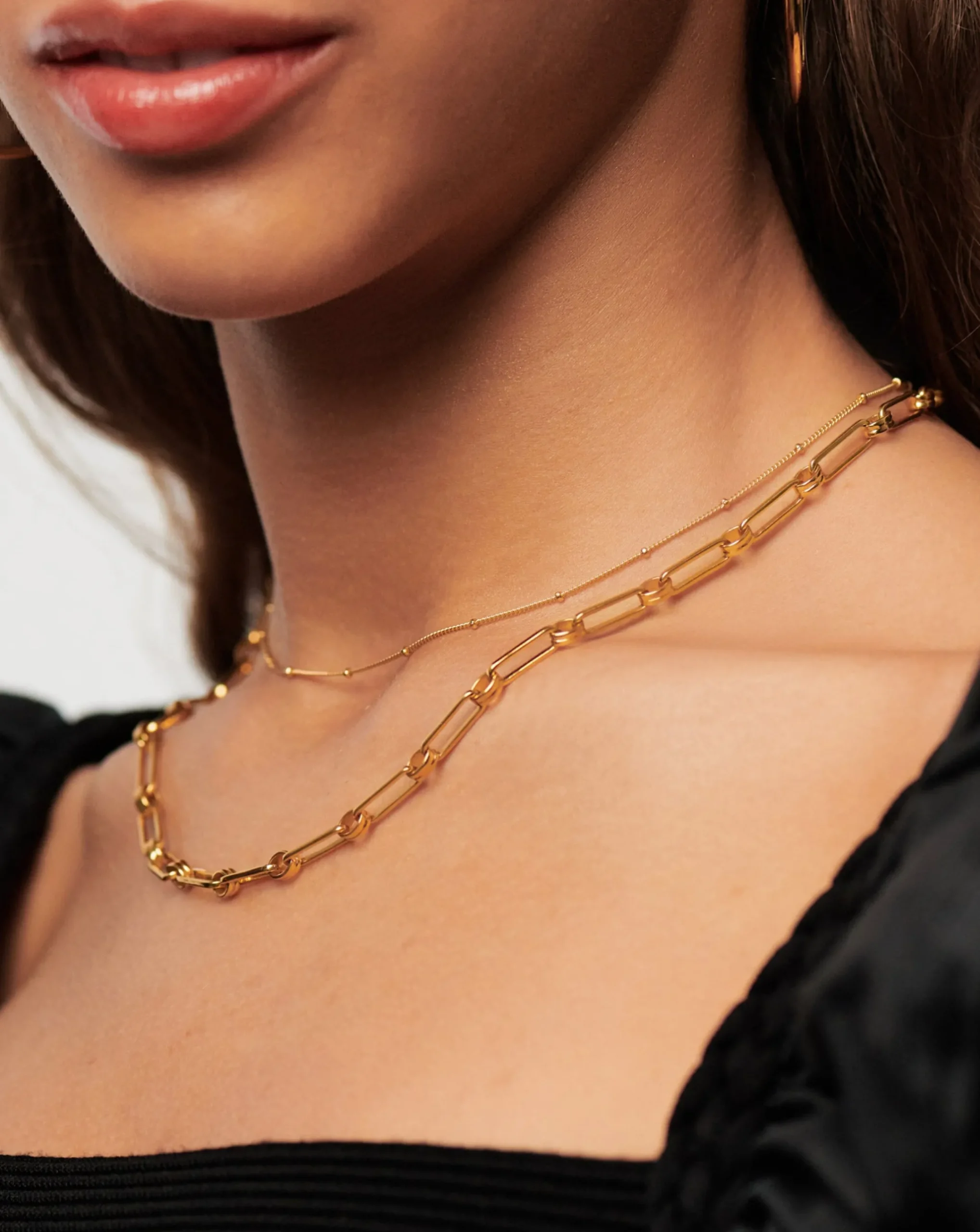 Aegis Chain Choker Necklace Set