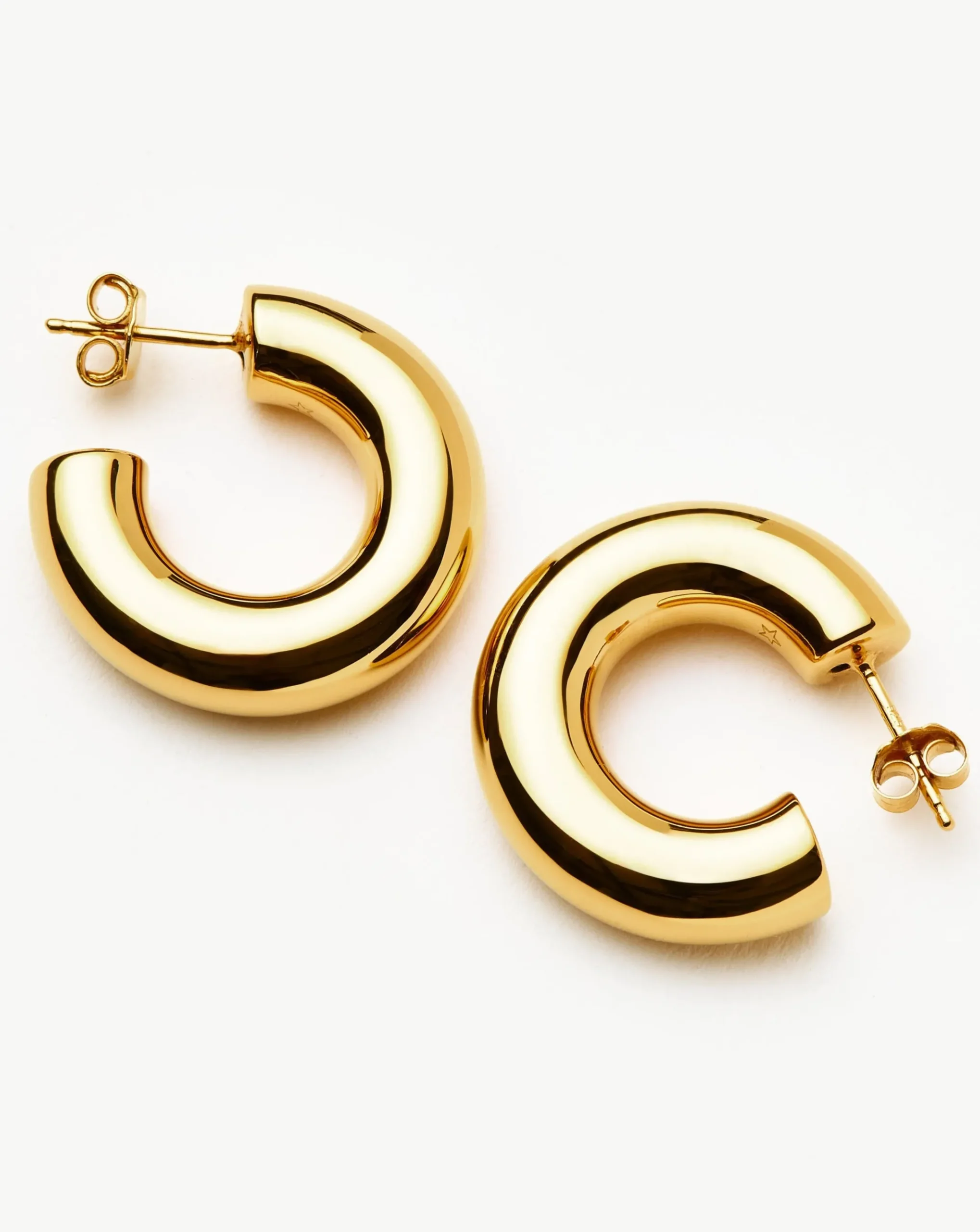 Chubby Medium Hoop Earrings