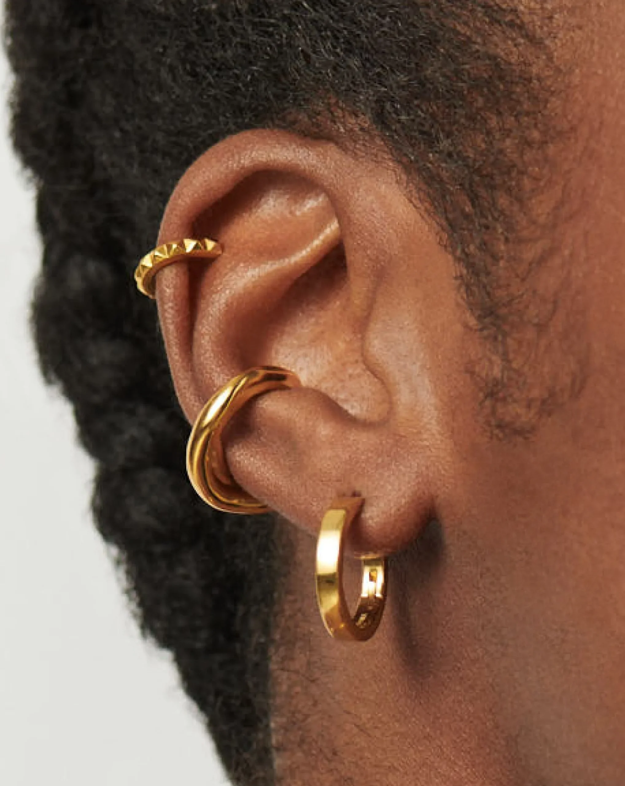 Classic Flat Small Hoop Earrings