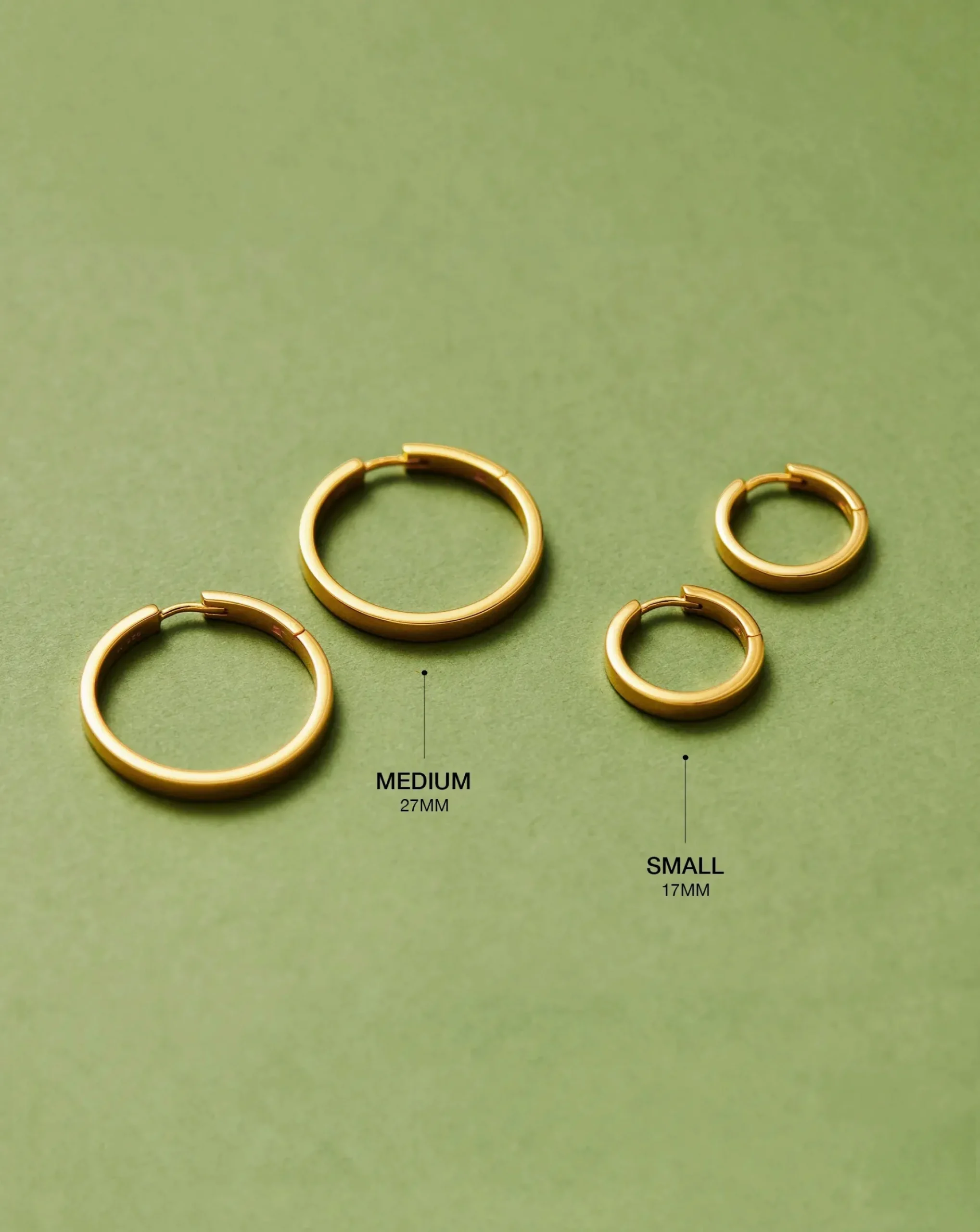 Classic Flat Small Hoop Earrings