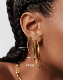 Classic Oversized Hoop Earrings