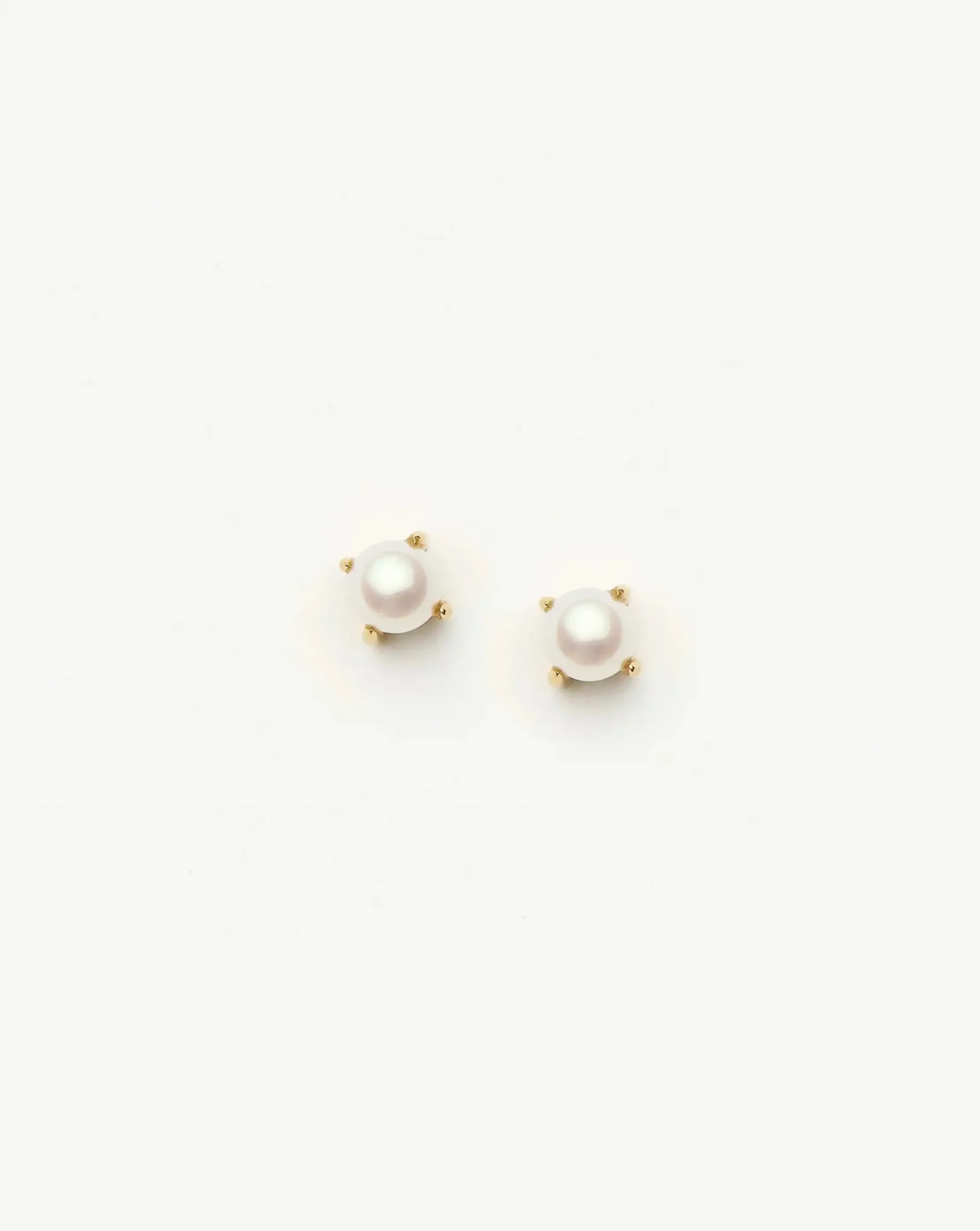 Classic Pearl Stud Earrings