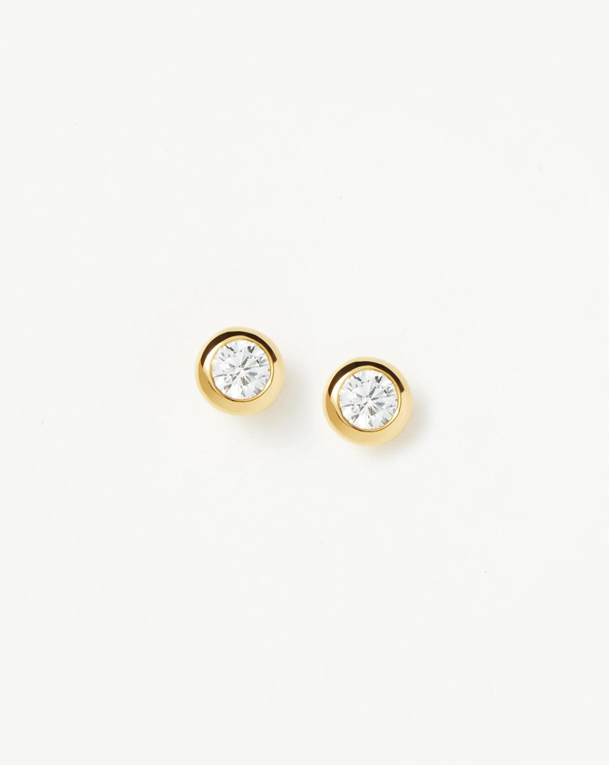 Classic Stone Stud Earrings