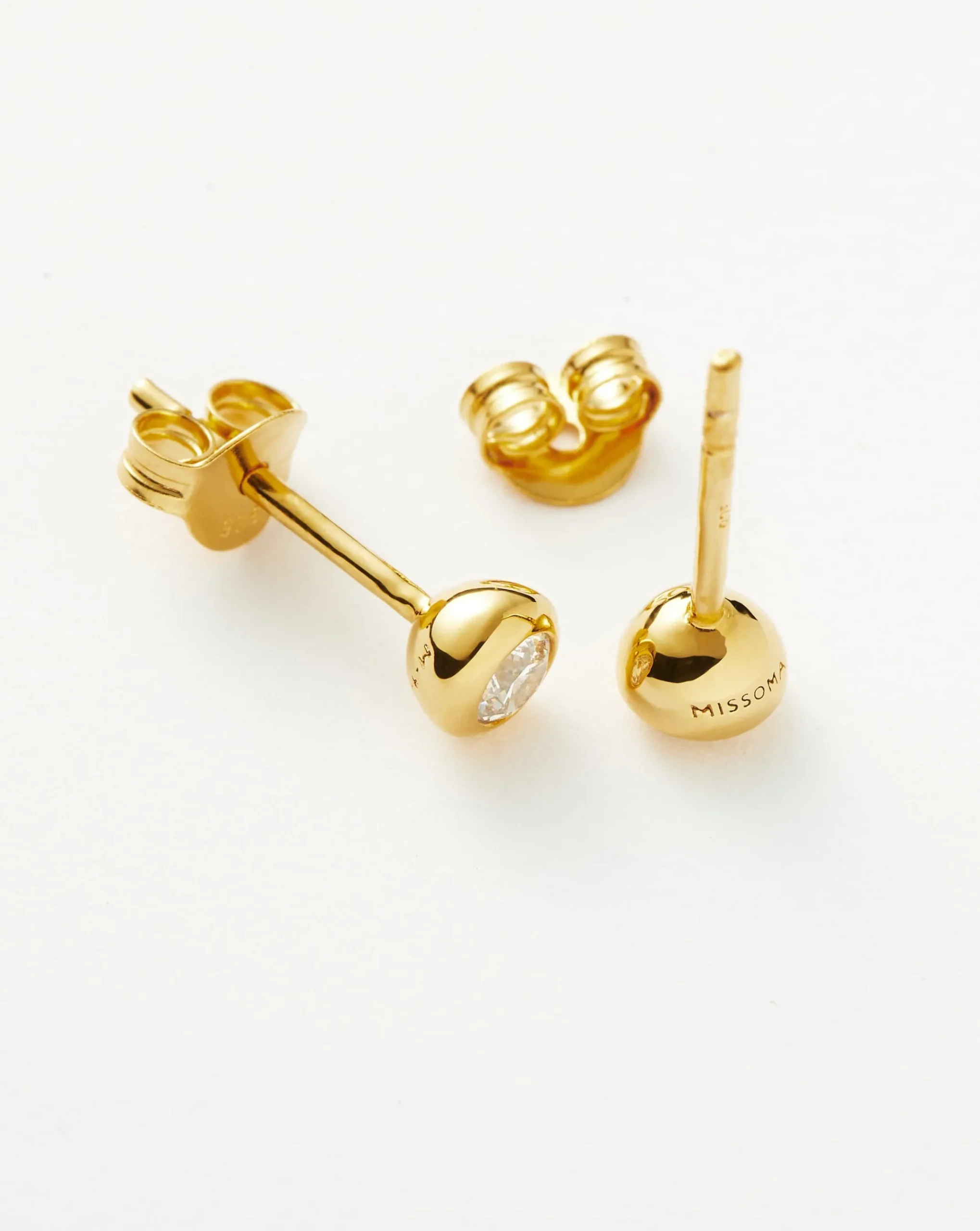 Classic Stone Stud Earrings