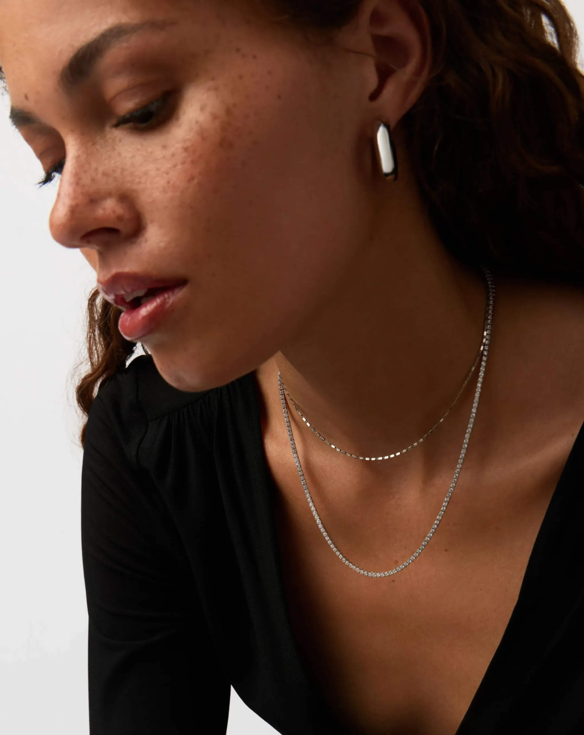 Classic Tennis Necklace & Bracelet Set