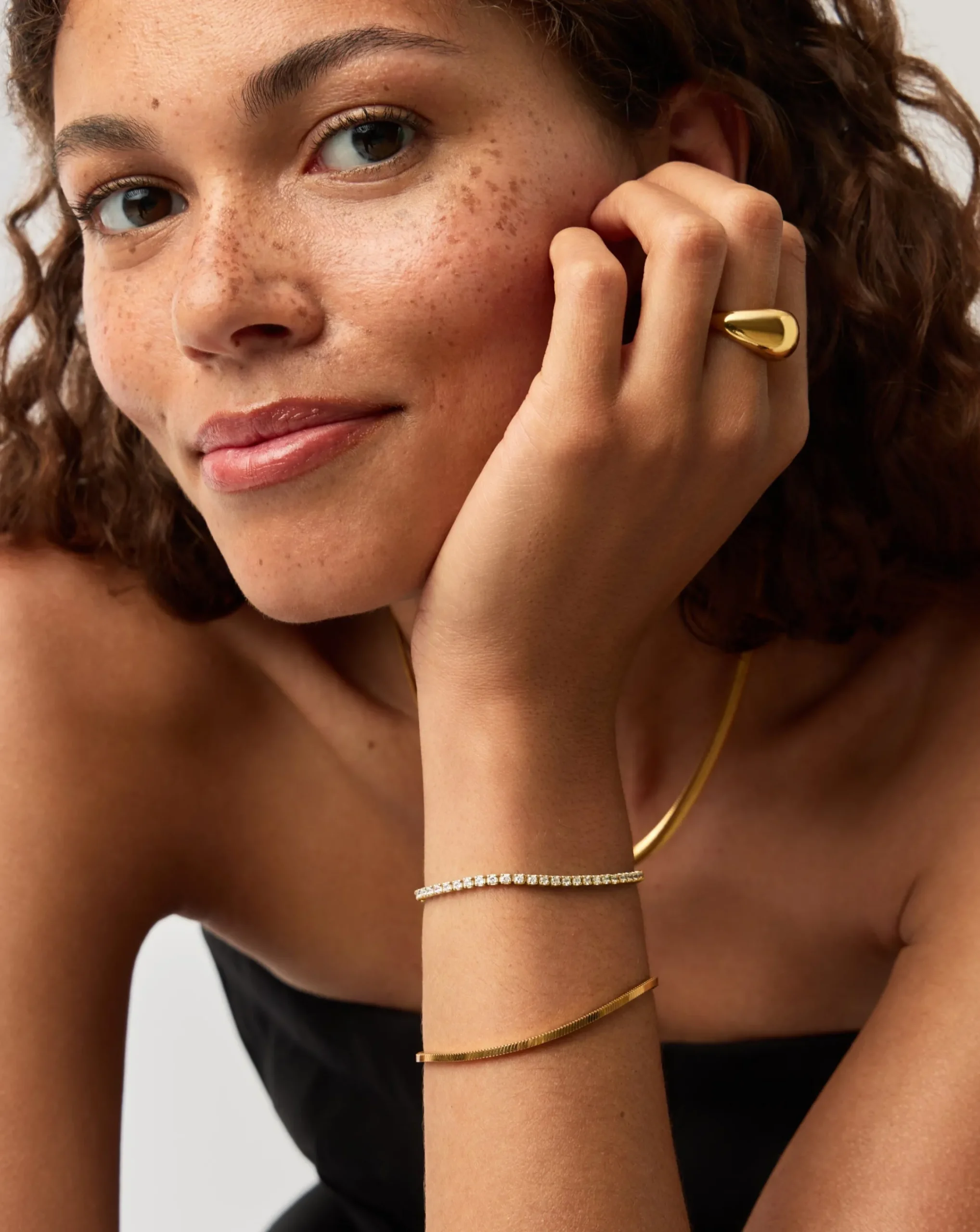 Classic Tennis Necklace & Bracelet Set