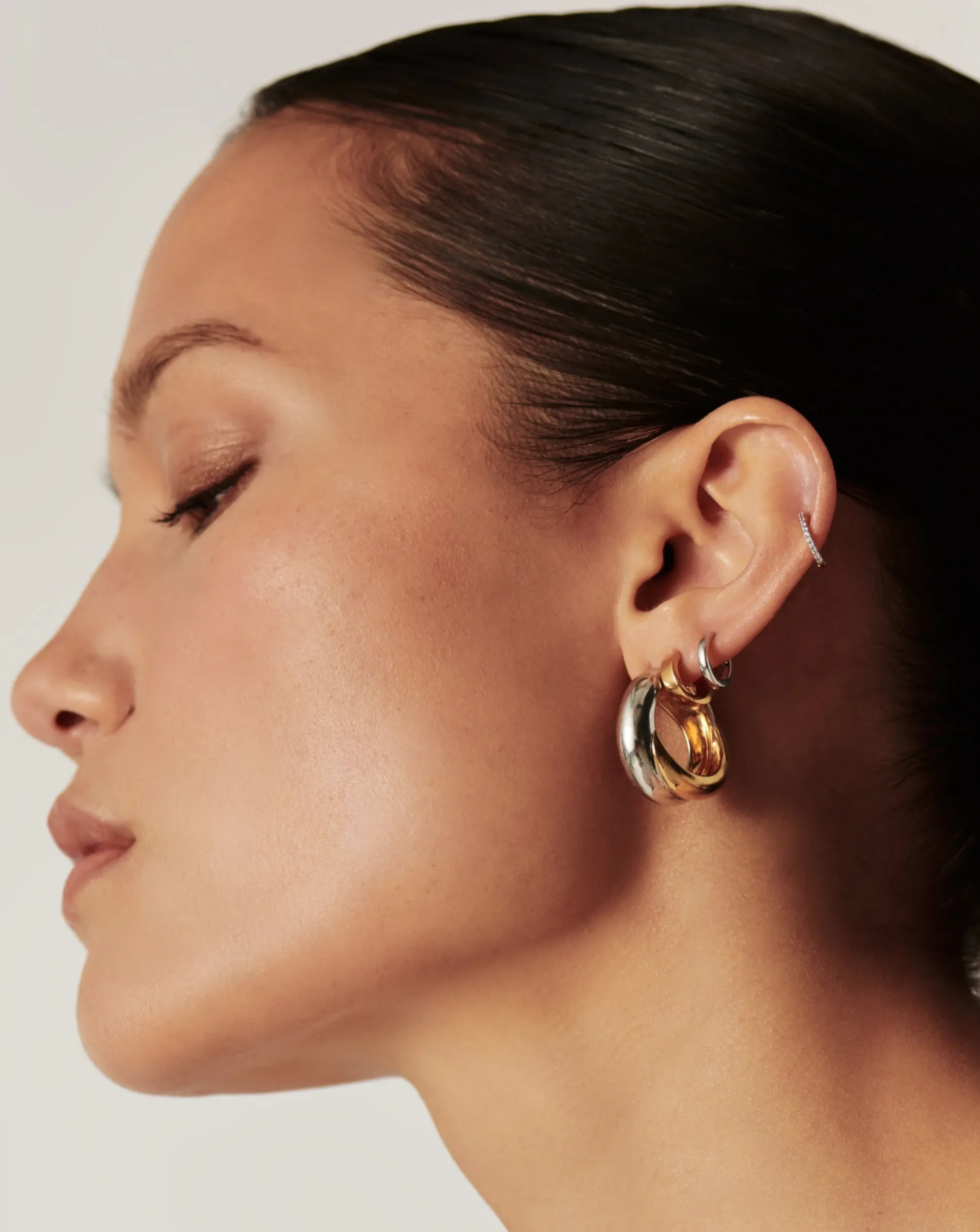 Classic Tunnel Mini Hoop Earrings