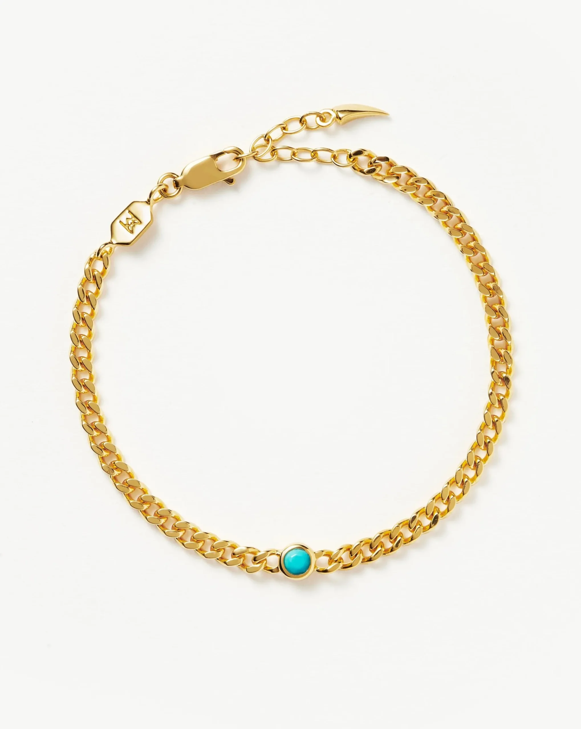 December Birthstone Chain Bracelet