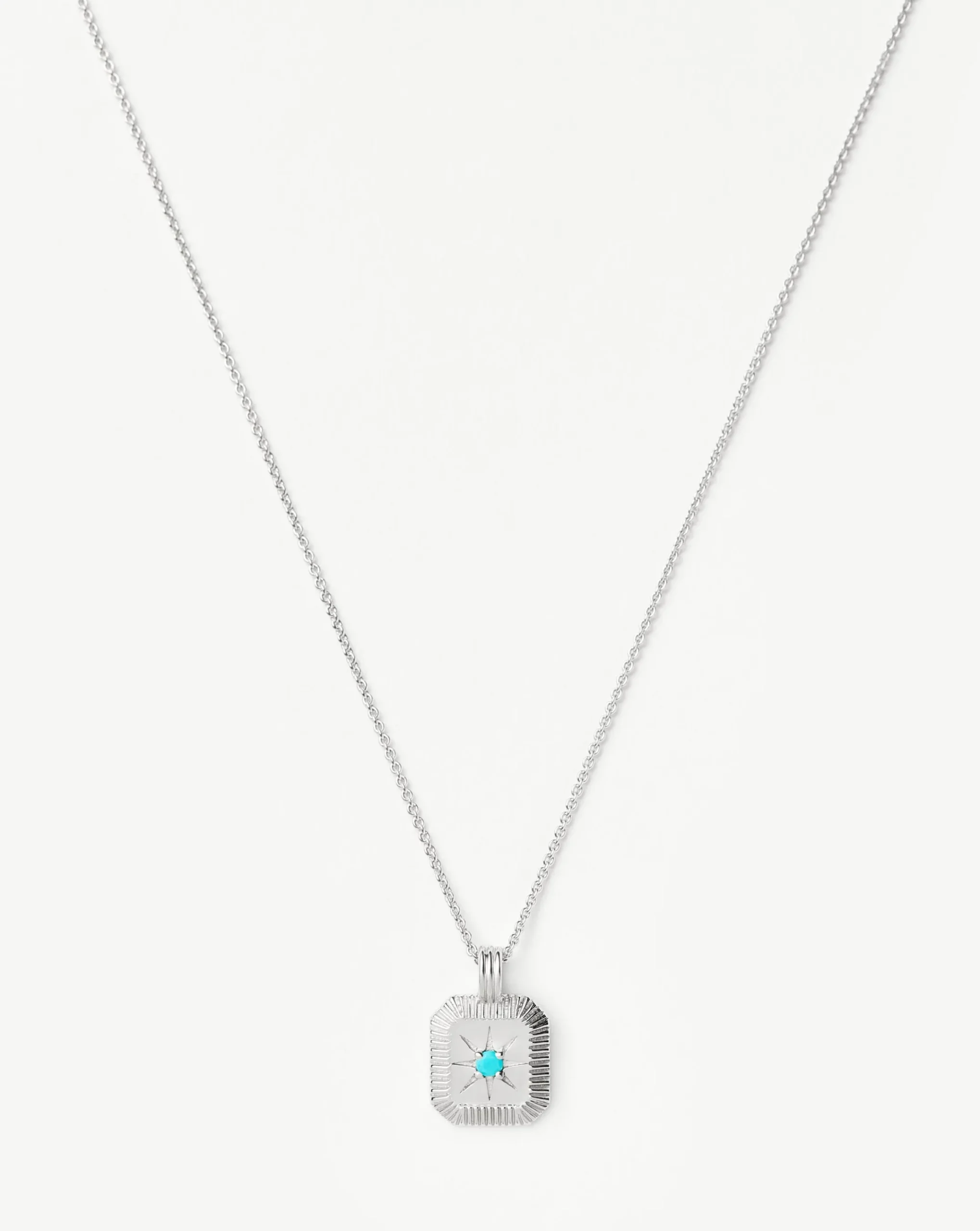 December Birthstone Pendant Necklace