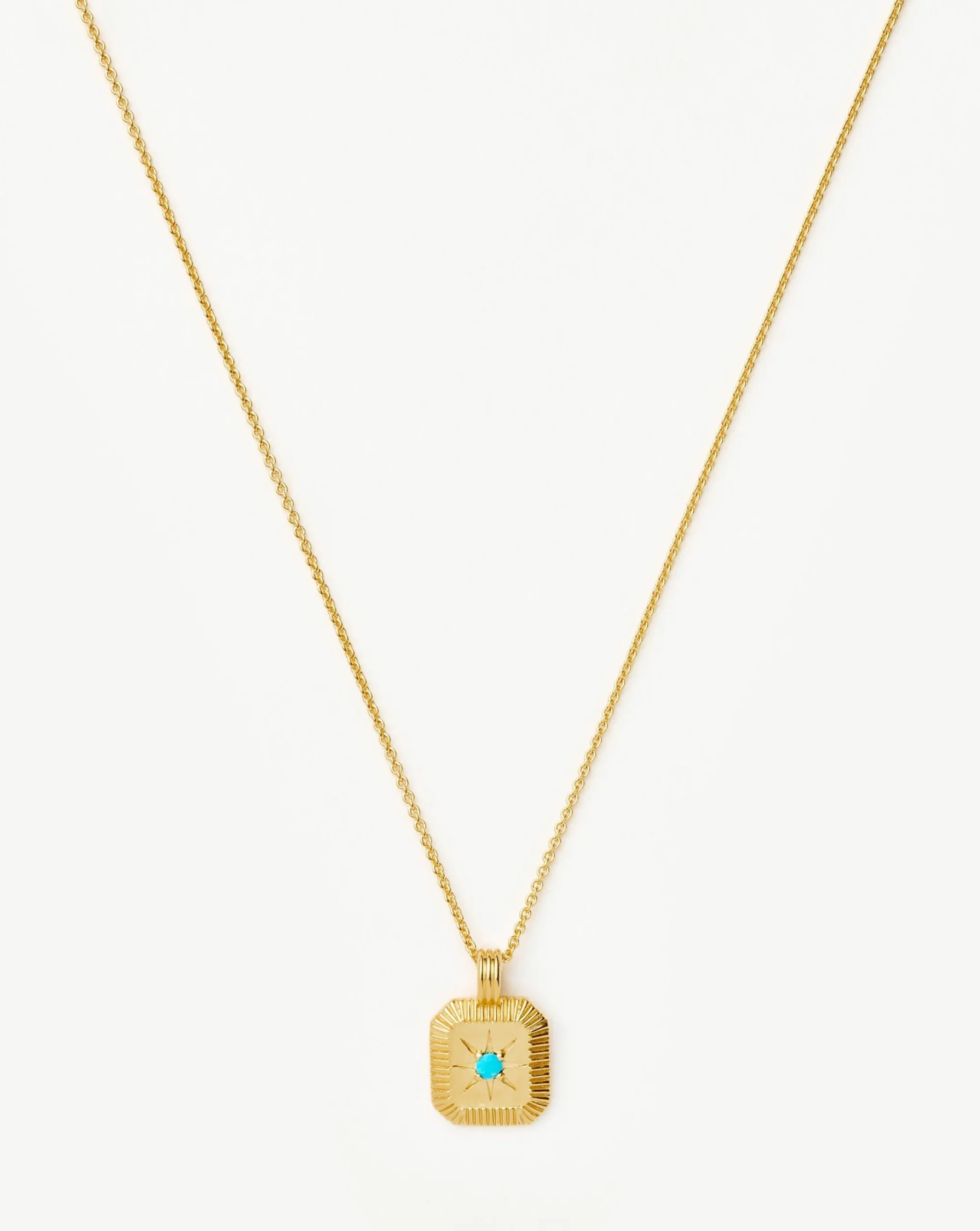 December Birthstone Pendant Necklace