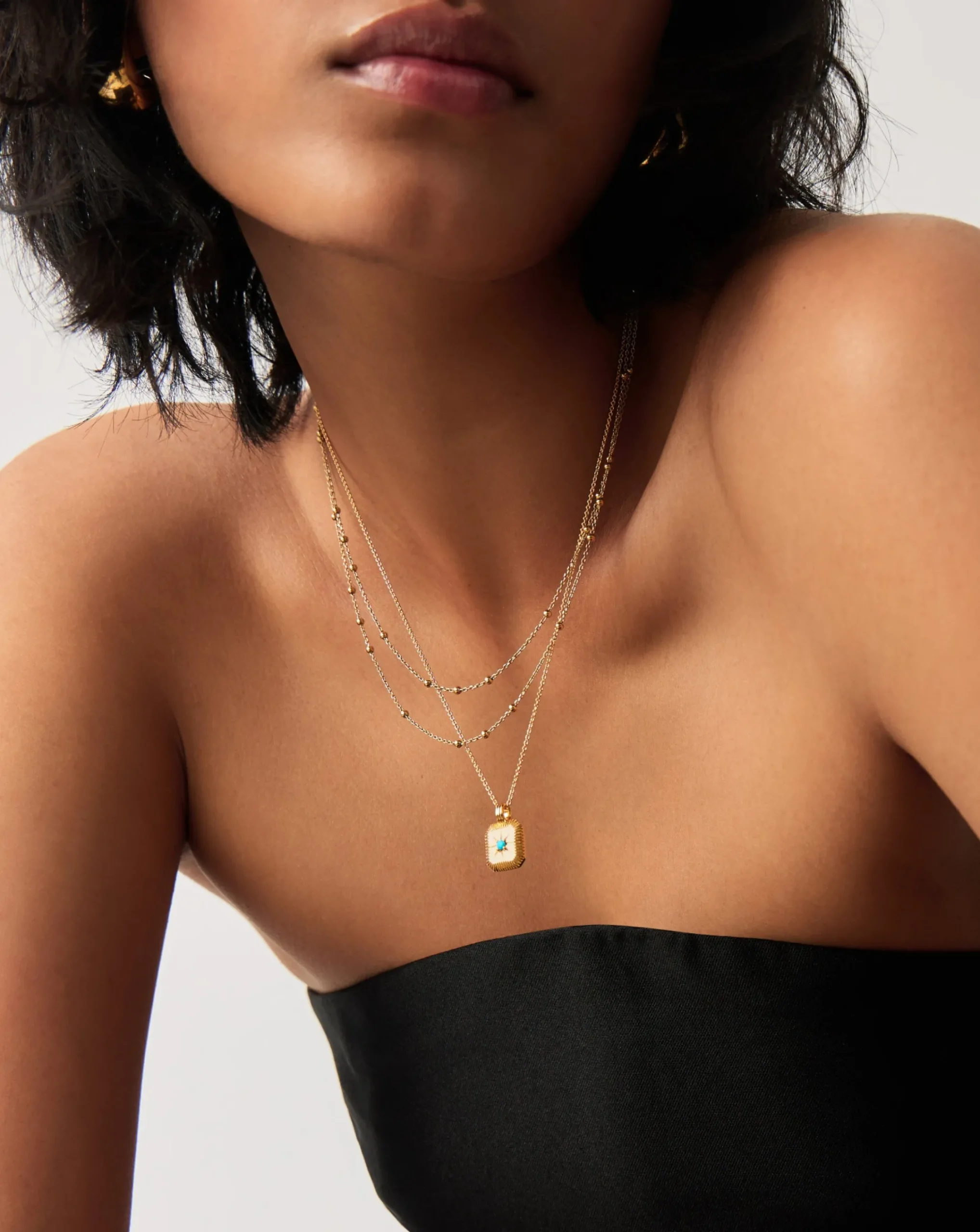 December Birthstone Pendant Necklace