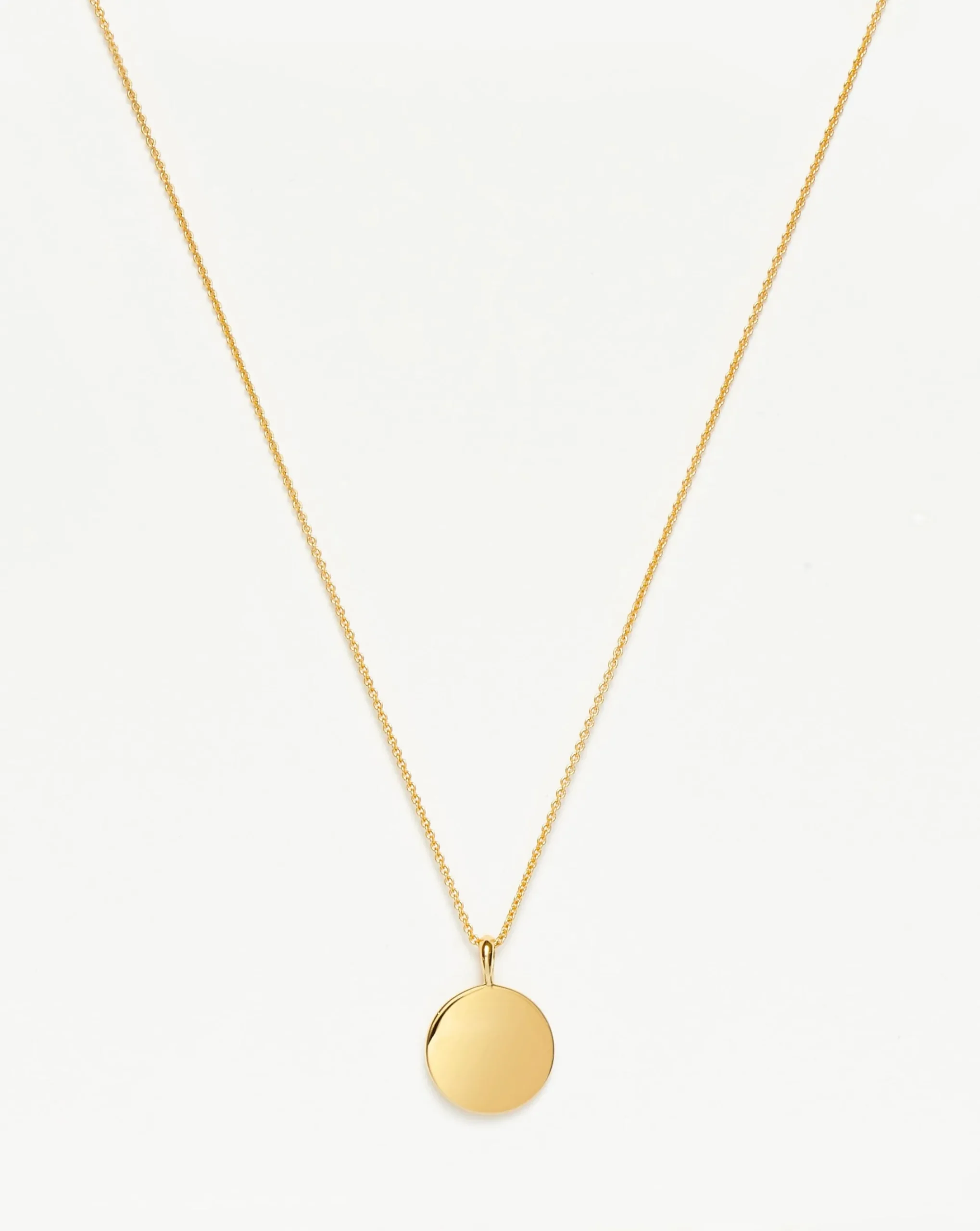 Engravable Round Necklace