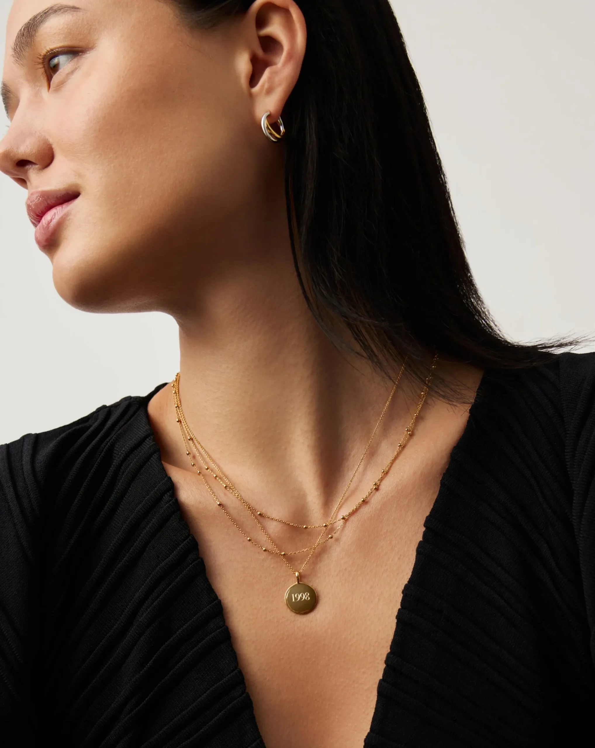 Engravable Round Necklace