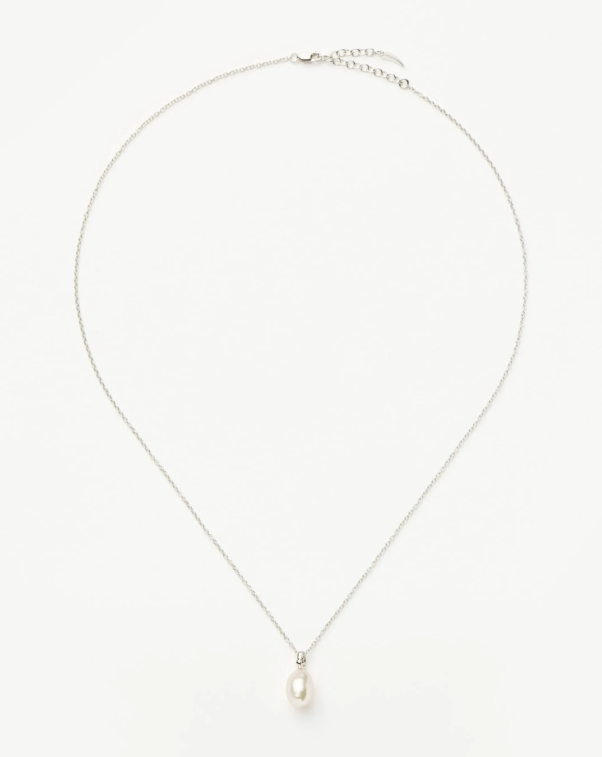 Fine Baroque Pearl Organic Pendant Necklace