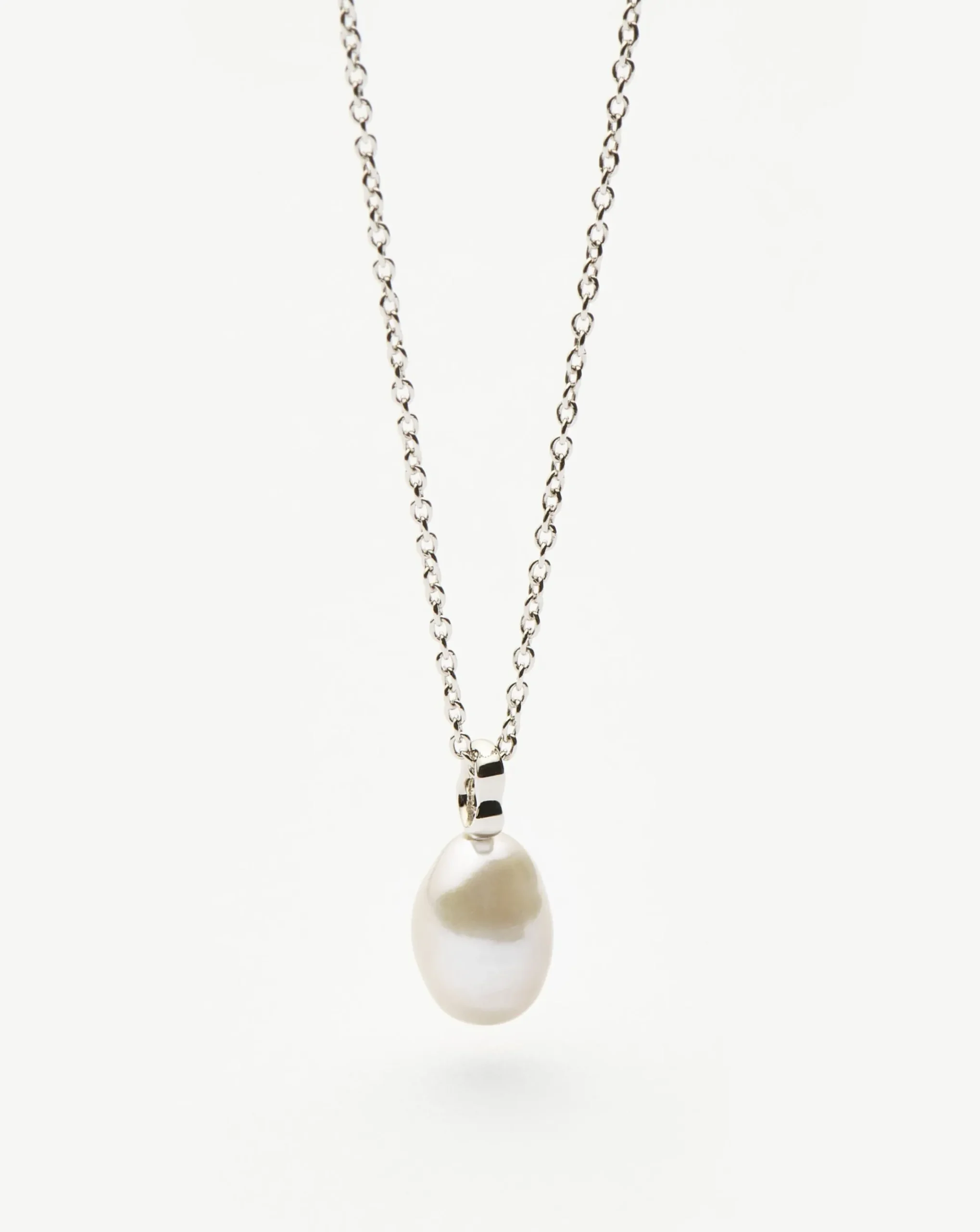 Fine Baroque Pearl Organic Pendant Necklace