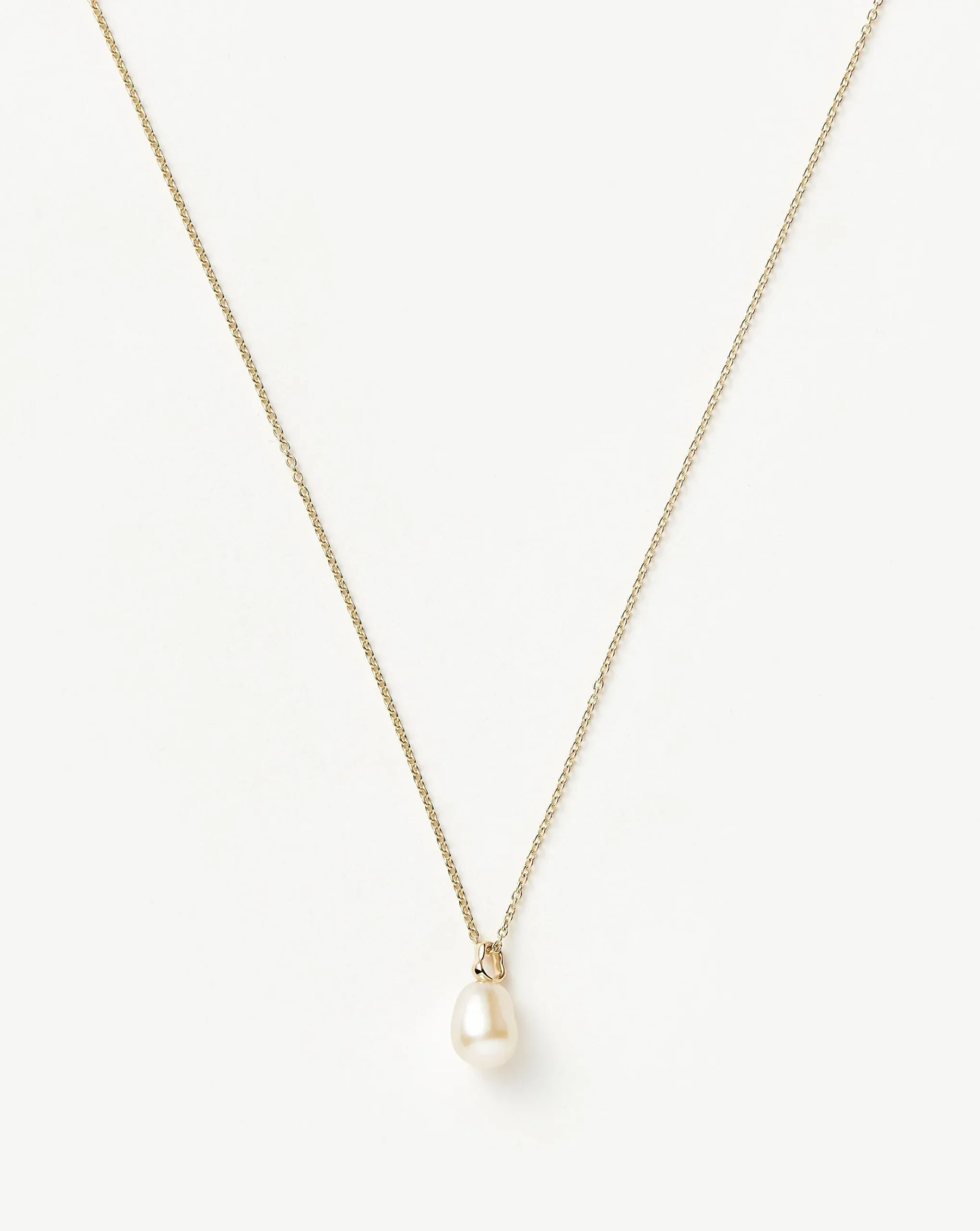 Fine Baroque Pearl Organic Pendant Necklace