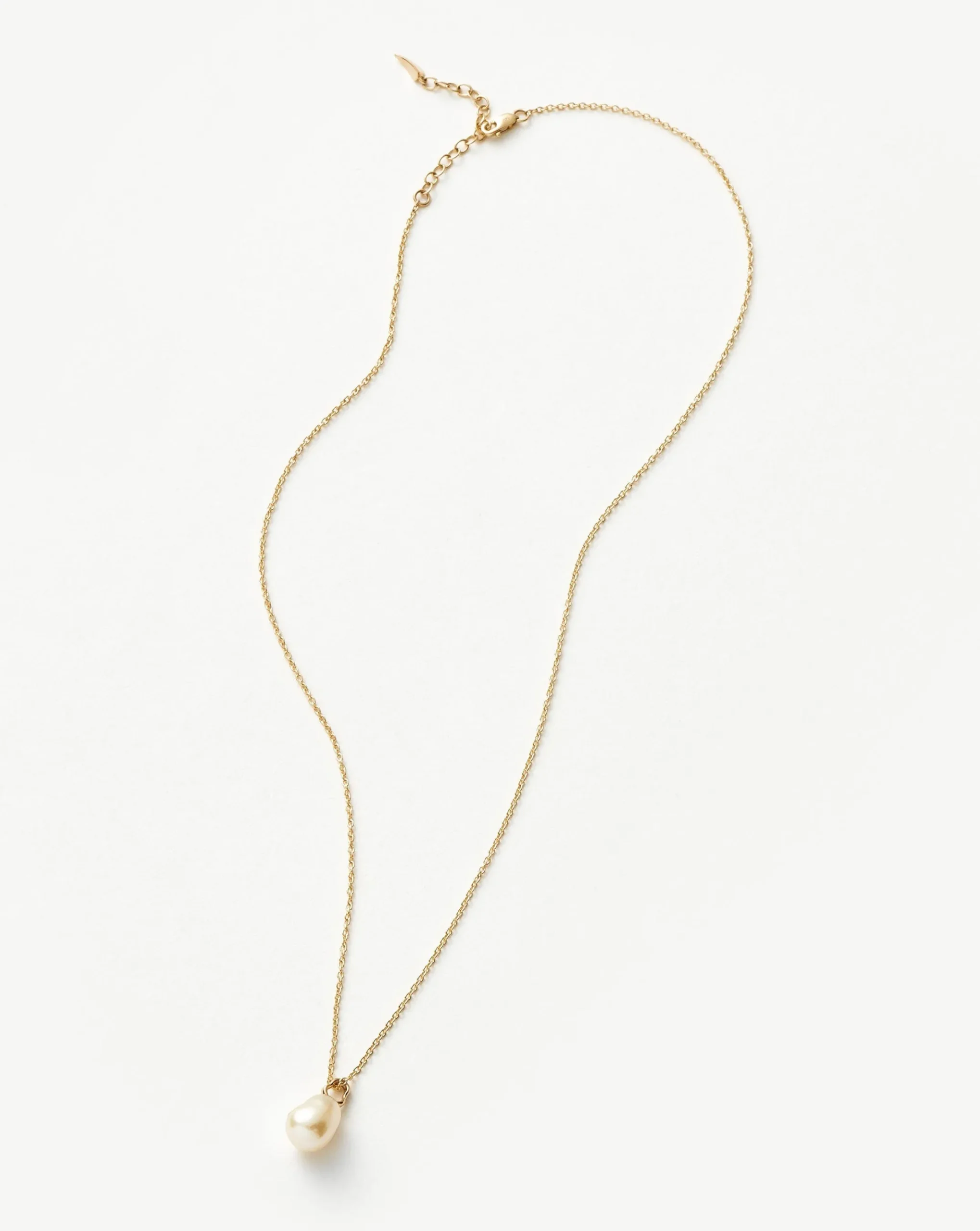 Fine Baroque Pearl Organic Pendant Necklace
