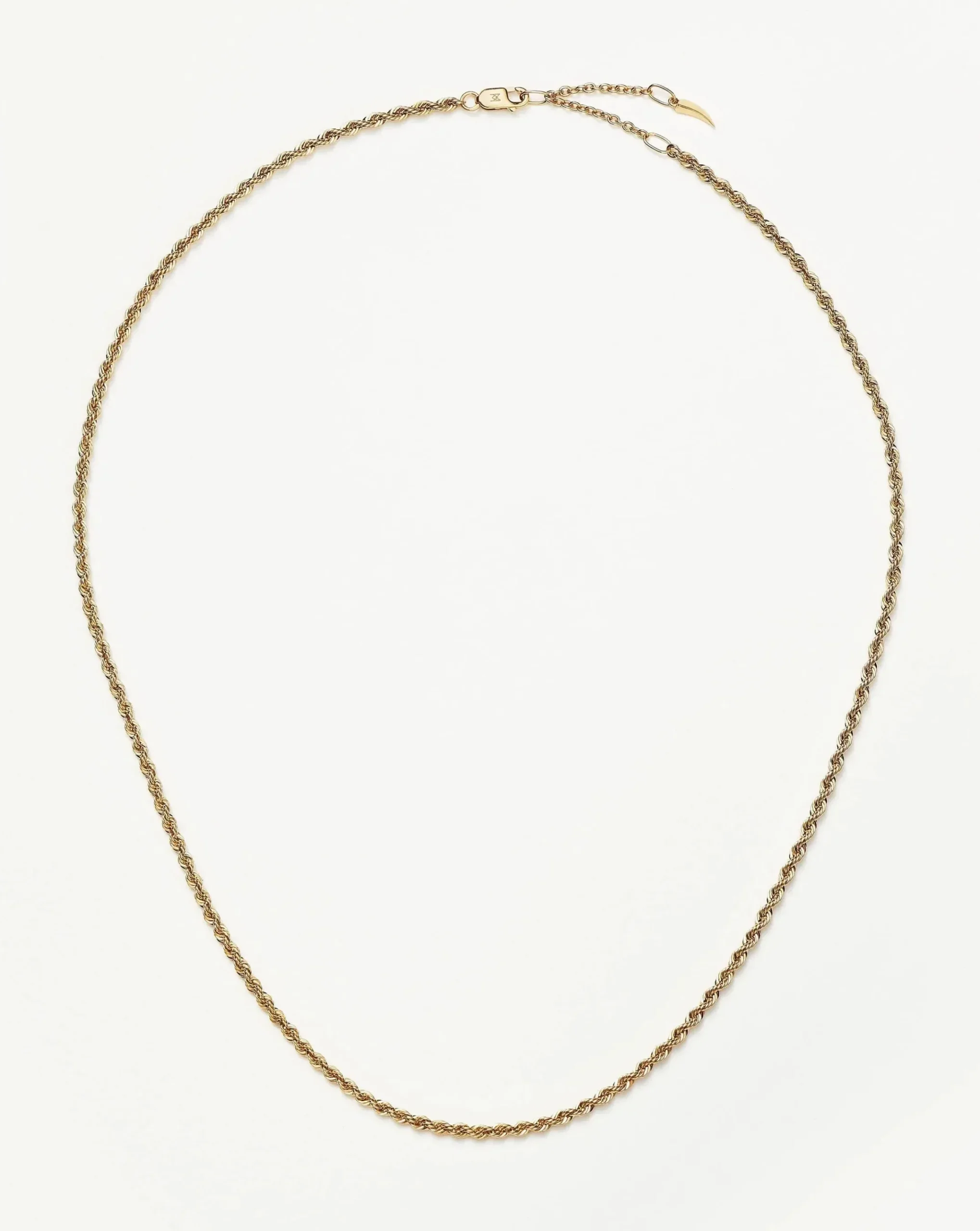 Fine Classic Rope Chain Necklace
