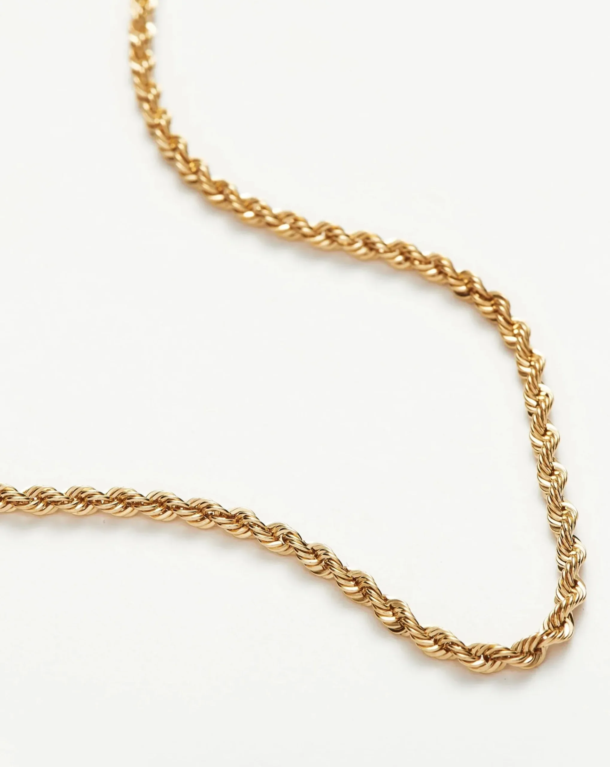 Fine Classic Rope Chain Necklace