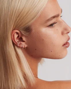 Fine Classic Single Mini Hoop Earring