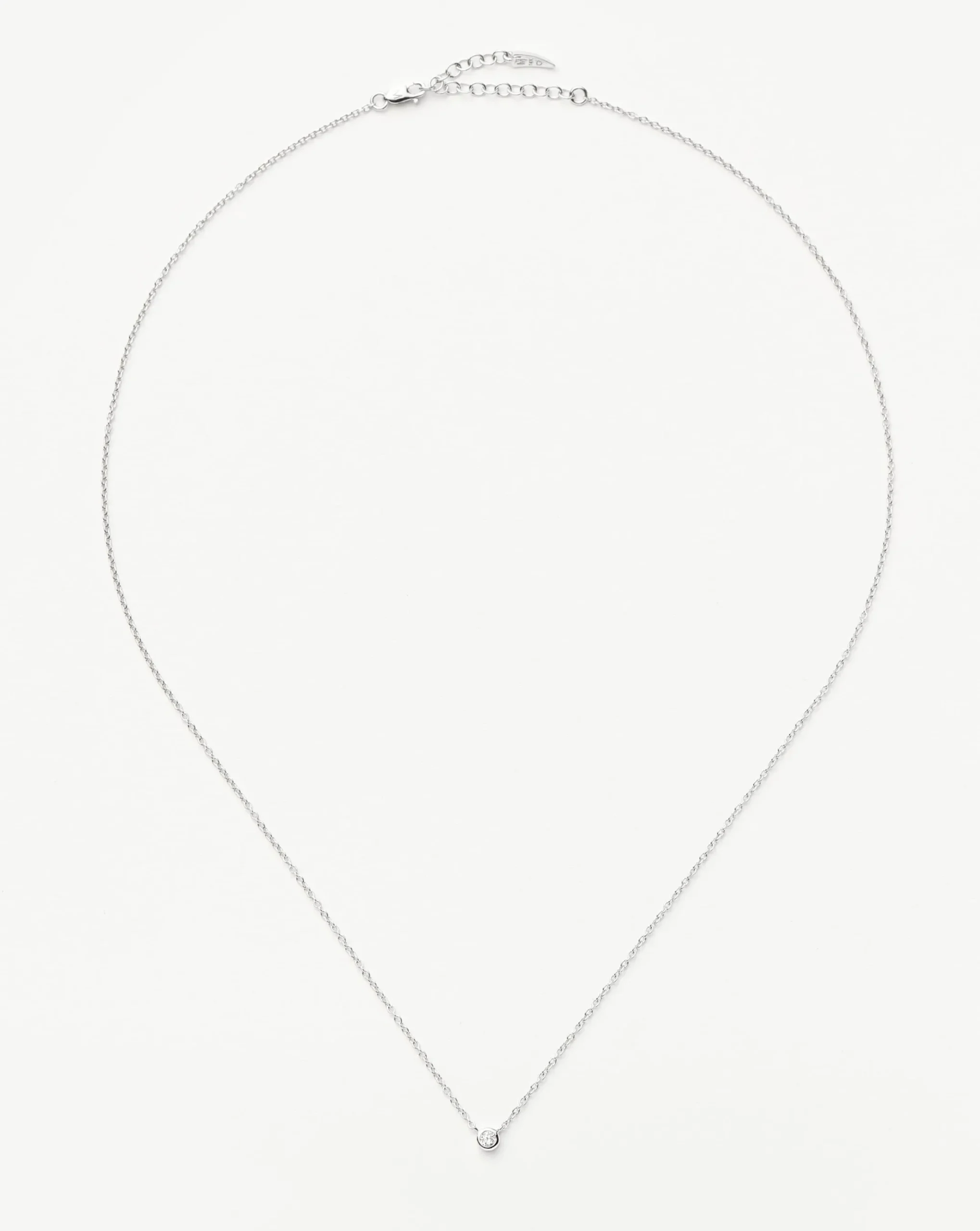 Fine Diamond Solitaire Pendant Necklace