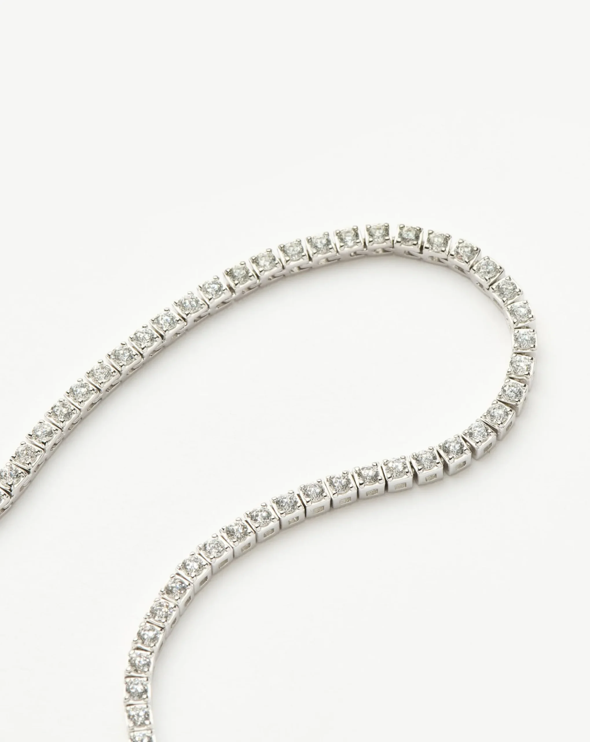 Fine Diamond Tennis Necklace
