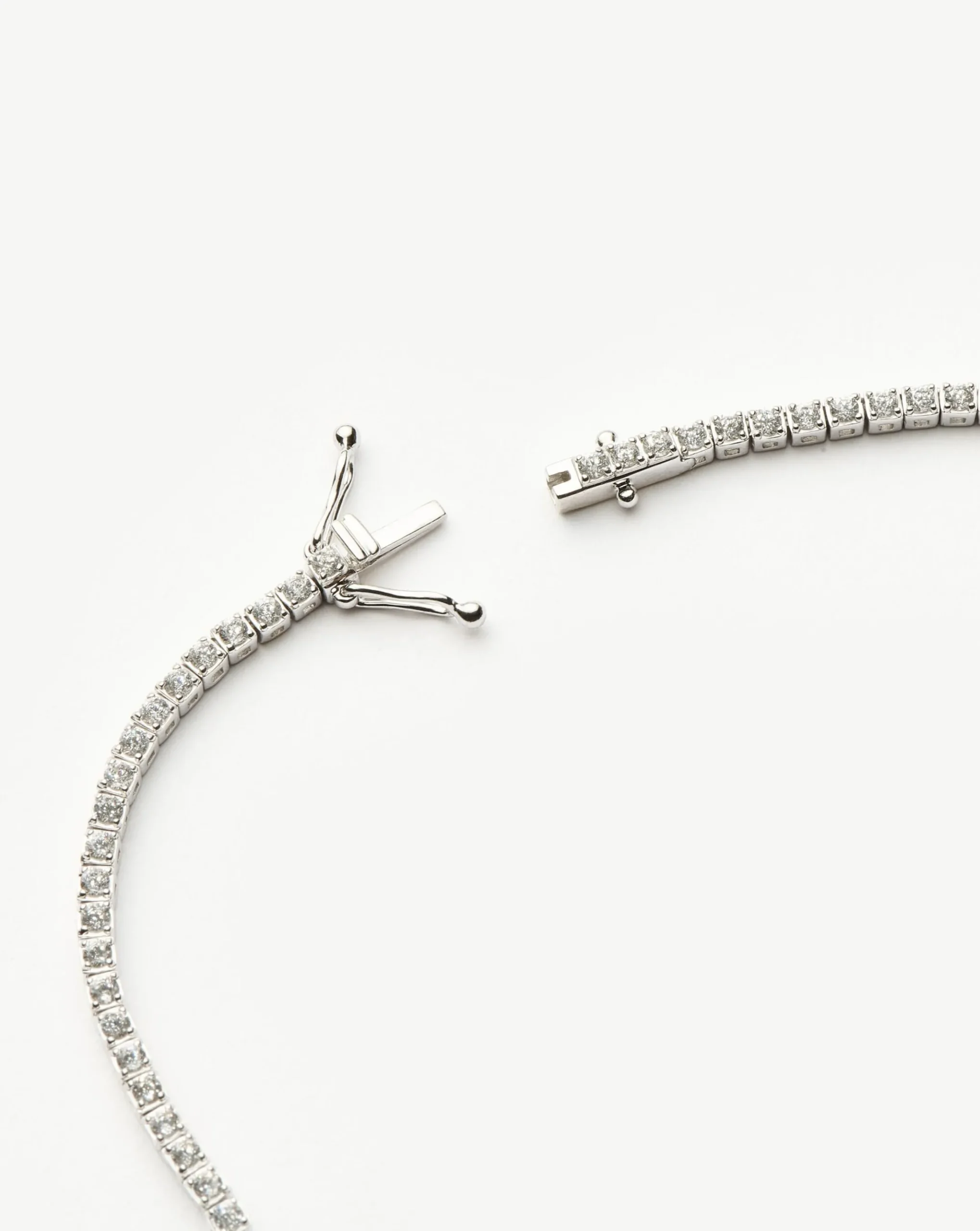 Fine Diamond Tennis Necklace