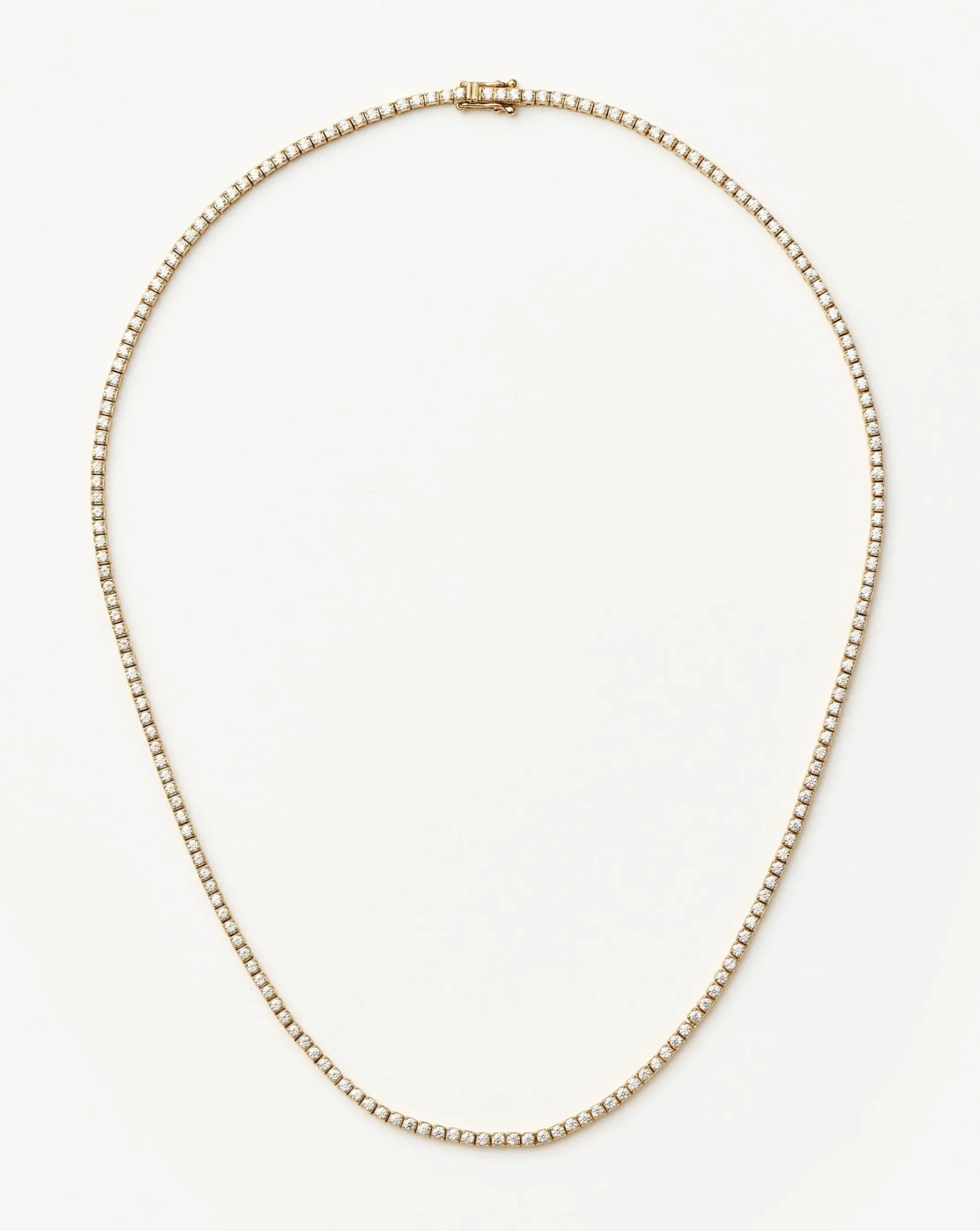Fine Diamond Tennis Necklace