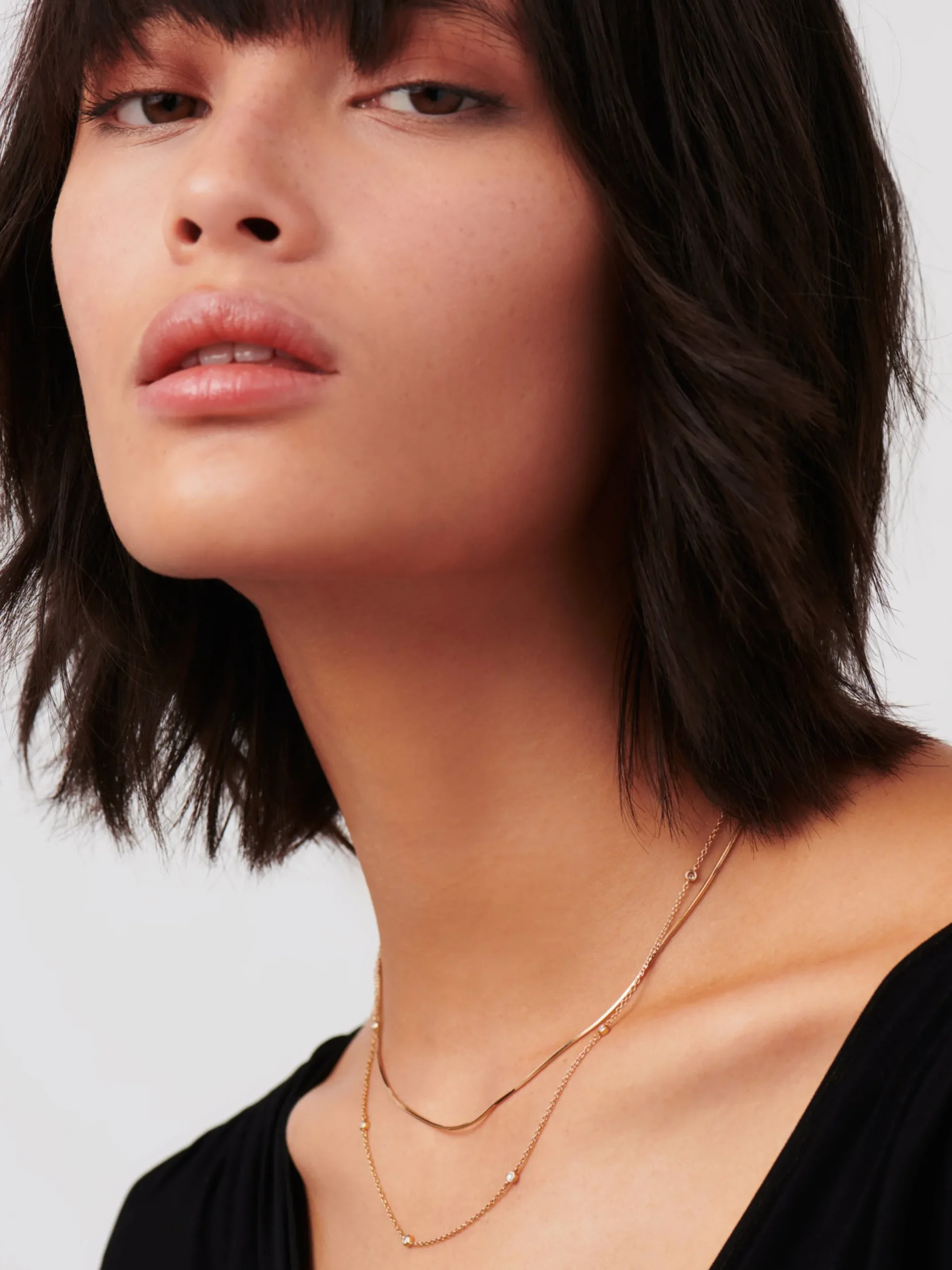 Fine Floating Diamond Necklace