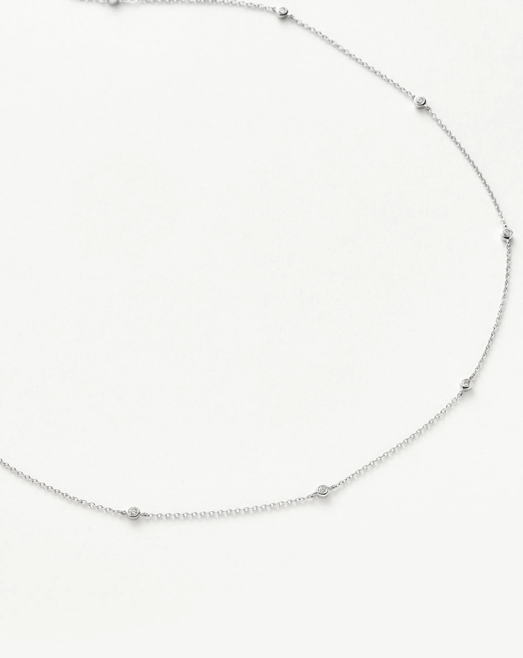 Fine Floating Diamond Necklace