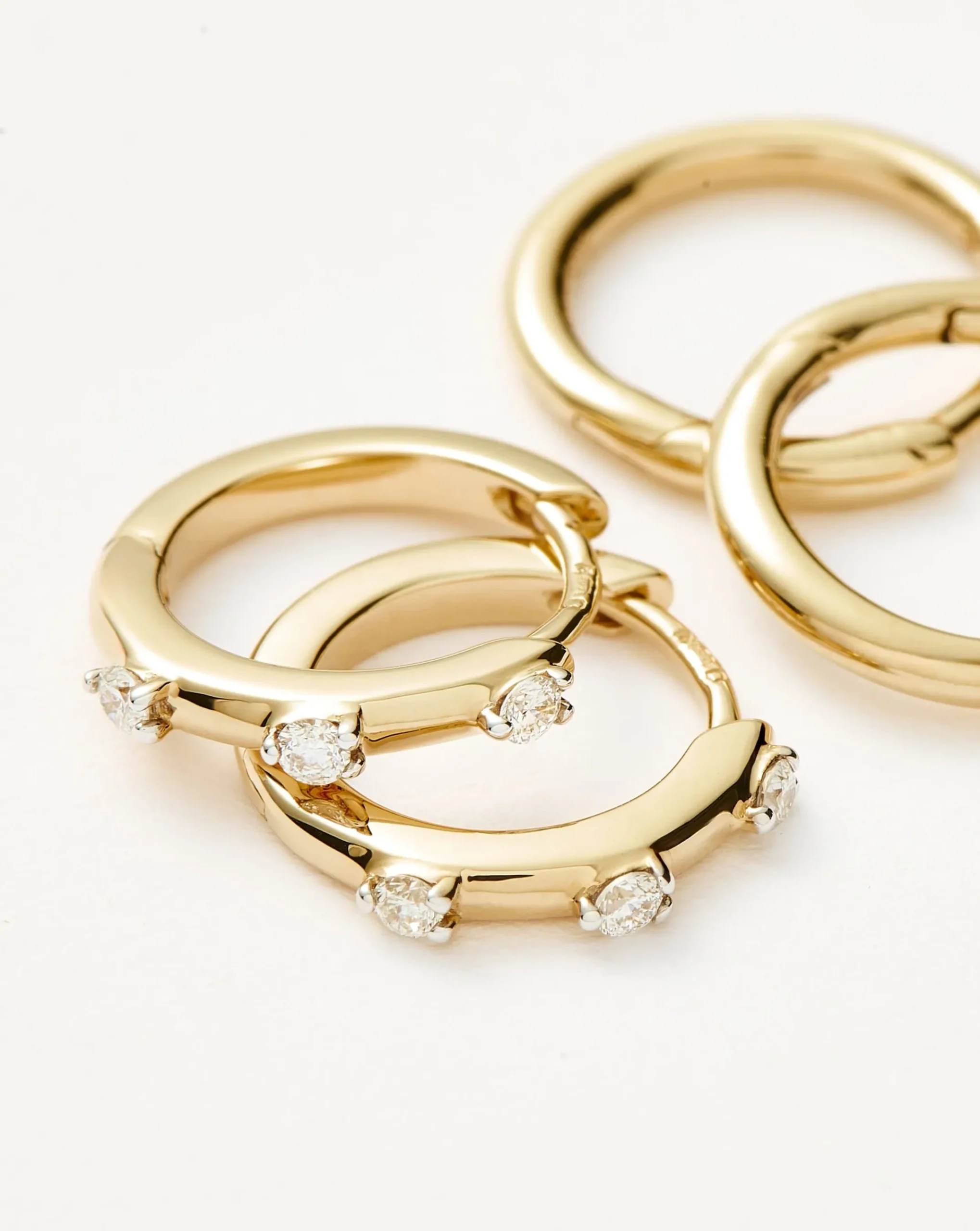 Fine Hoop Earring Set