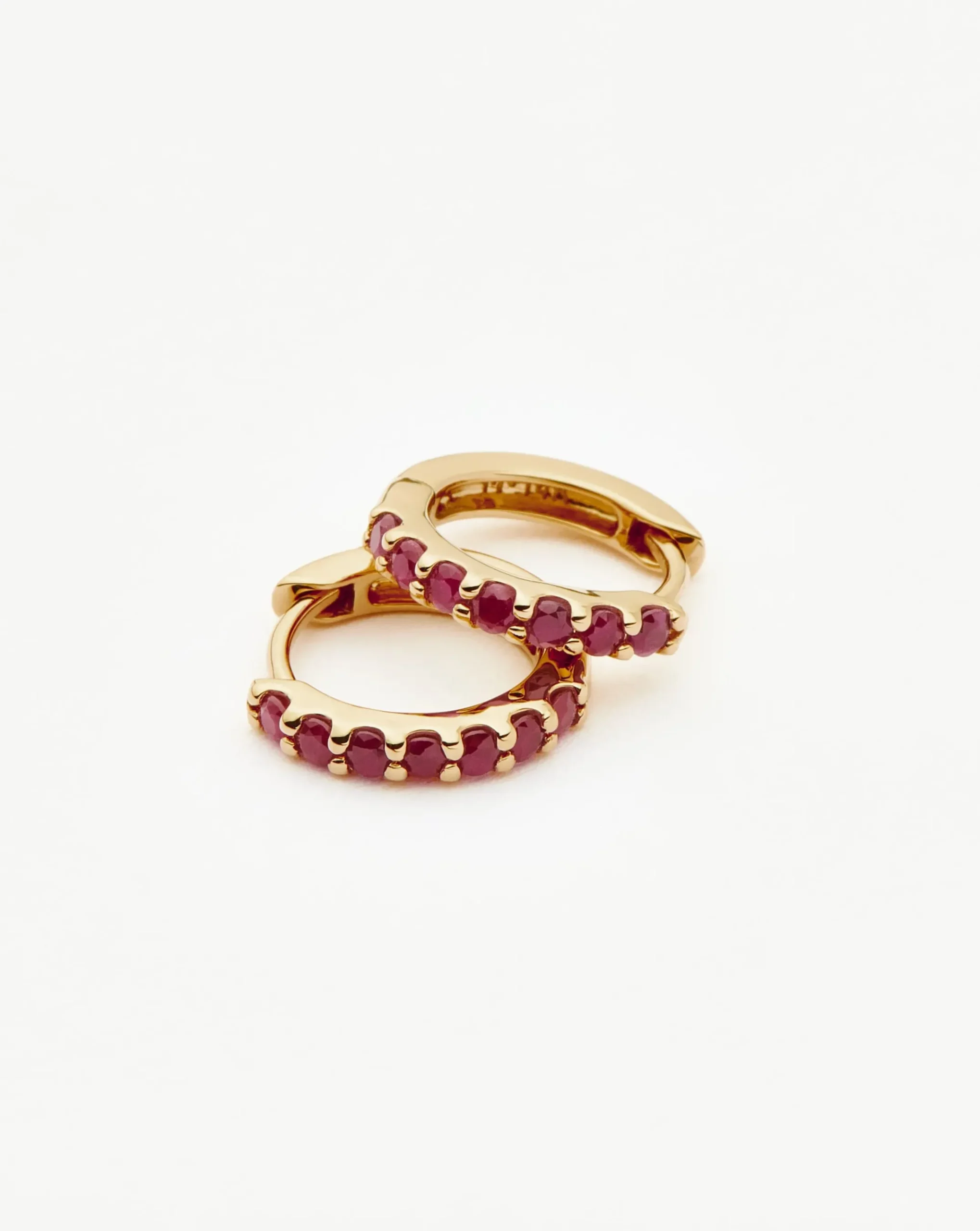 Fine Ruby Huggies