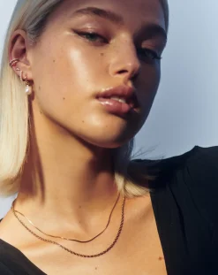 Fine Square Snake Chain Necklace