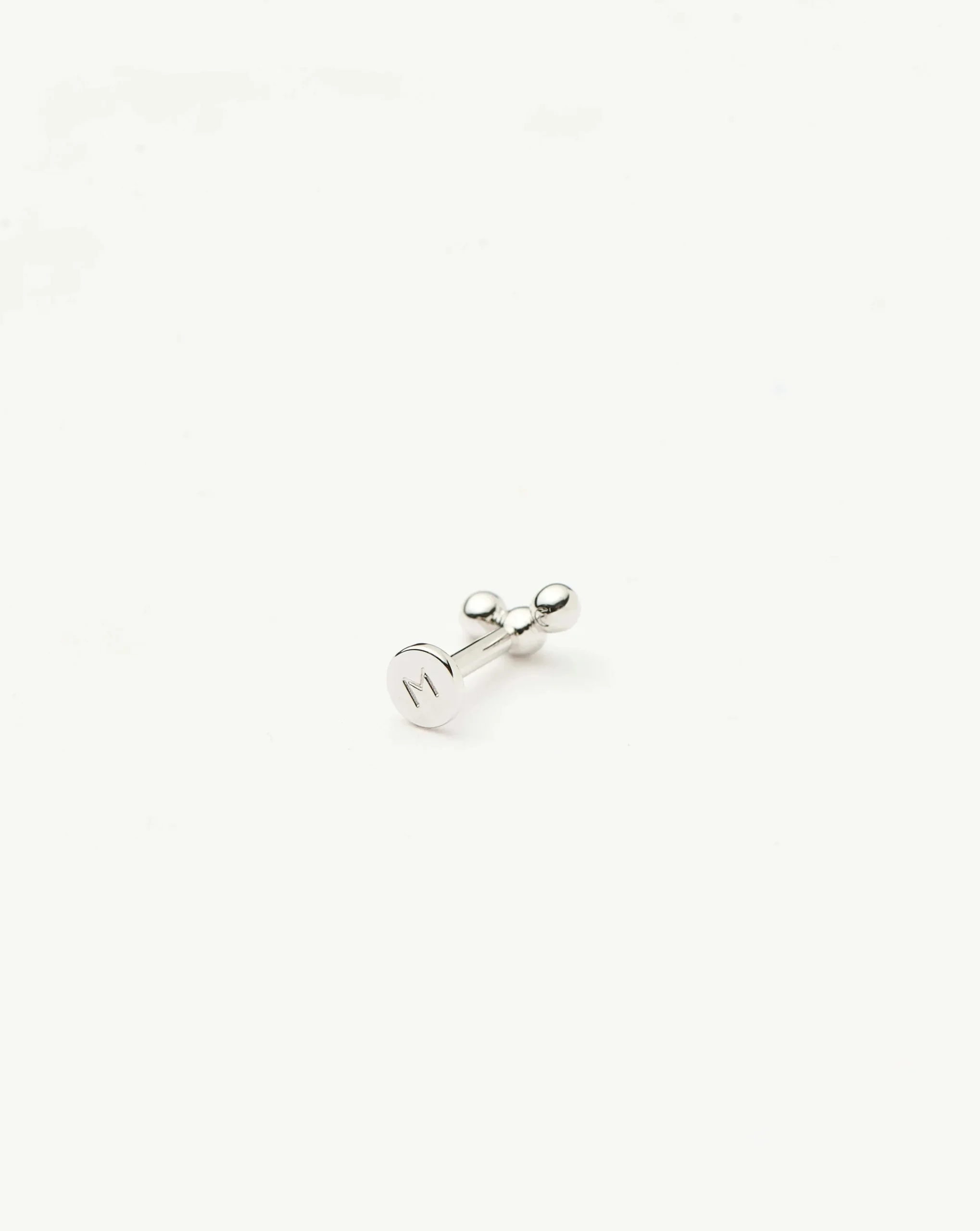 Fine Trio Flat Back Stud Earring