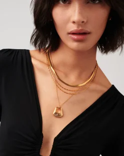 Flat Snake Chain Necklace