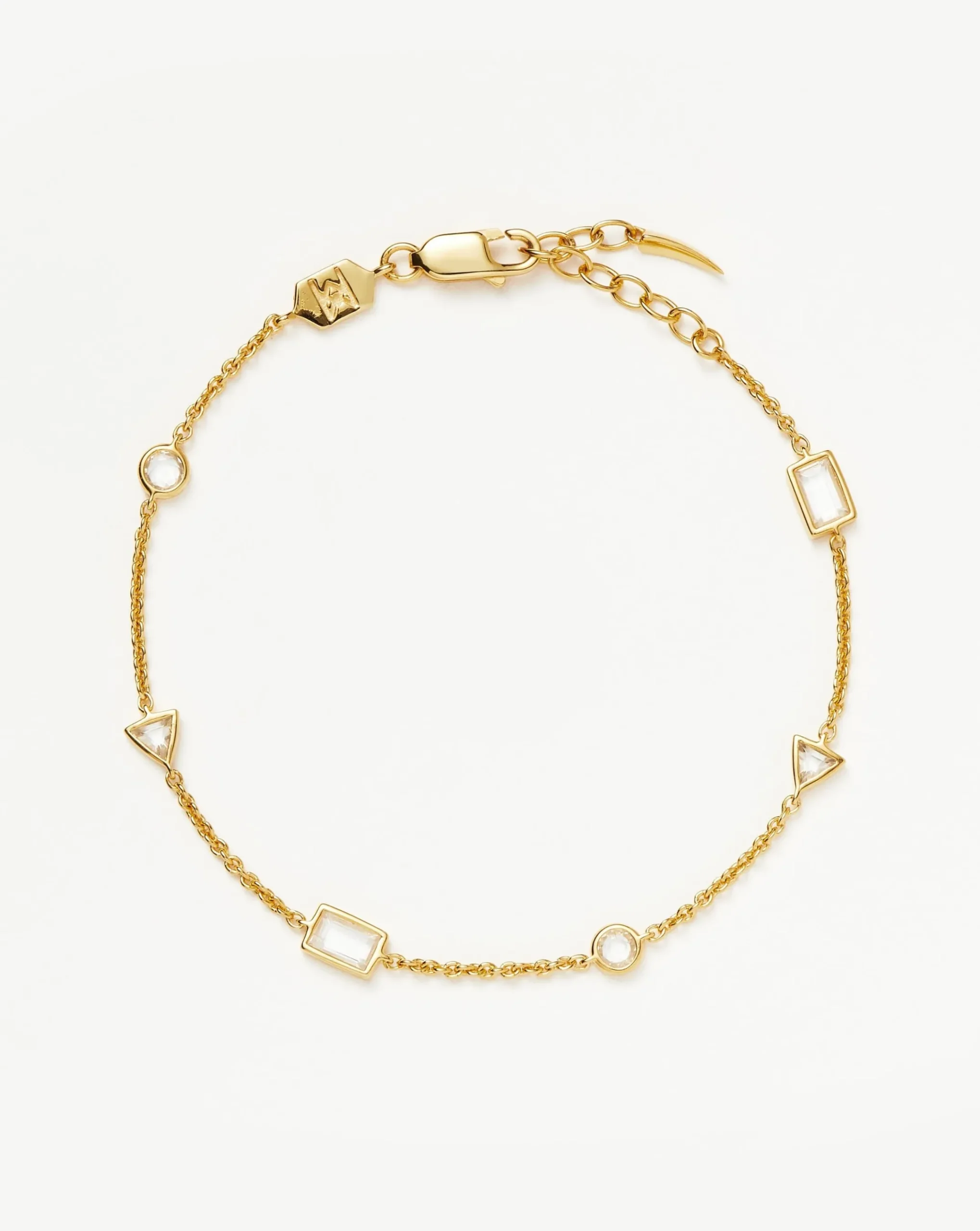 Floating Stone Charm Bracelet