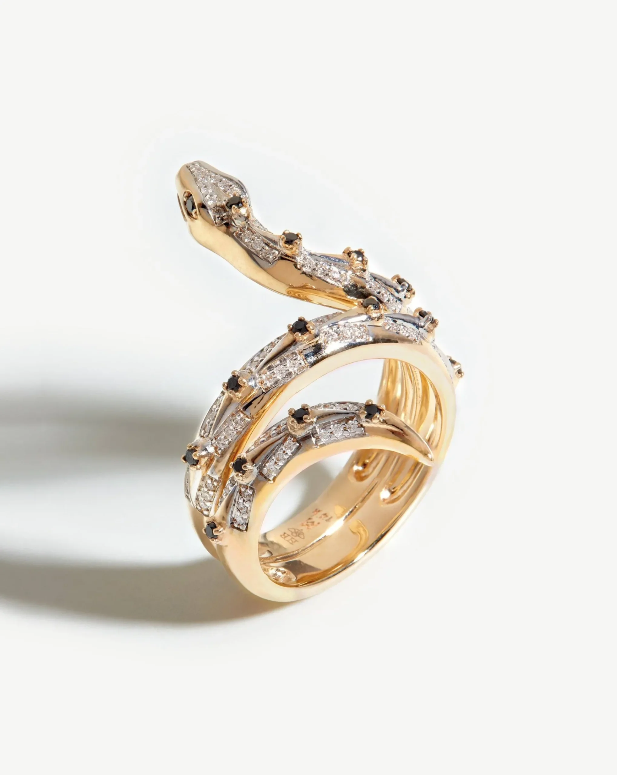 Harris Reed Fine Coiled Serpent Ring