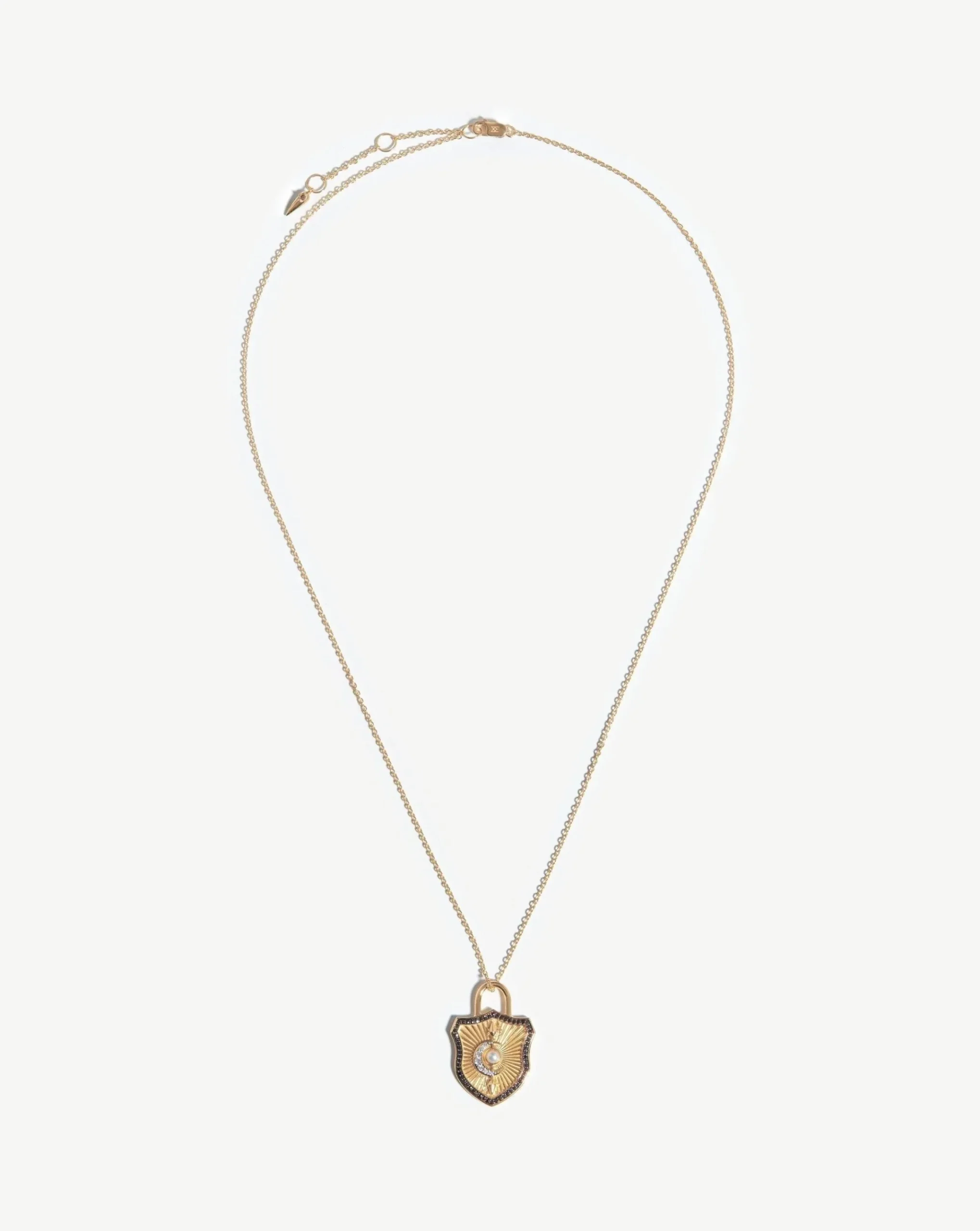 Harris Reed Fine Shield Necklace