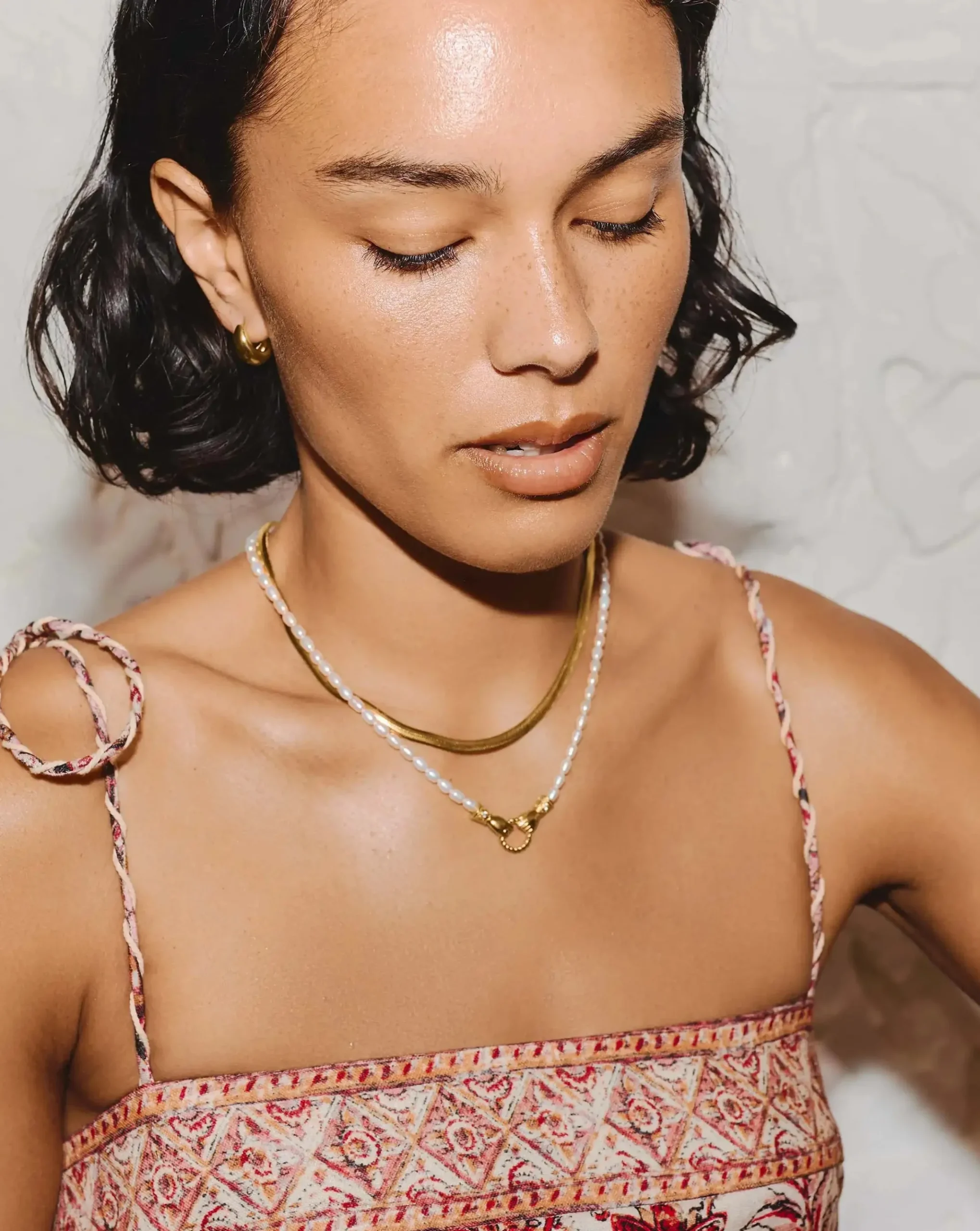 Harris Reed In Good Hands Pearl Pendant Necklace