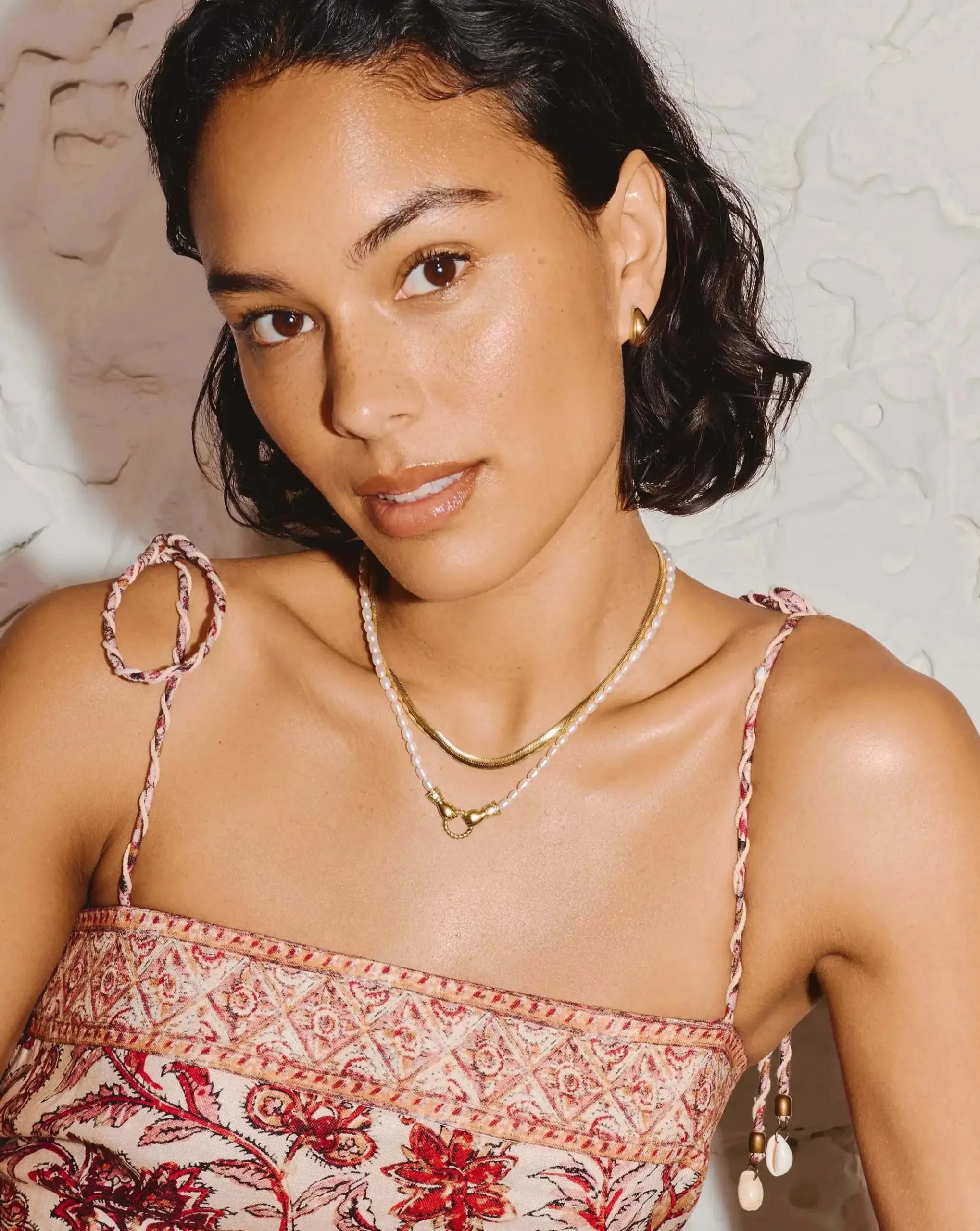 Harris Reed In Good Hands Pearl Pendant Necklace