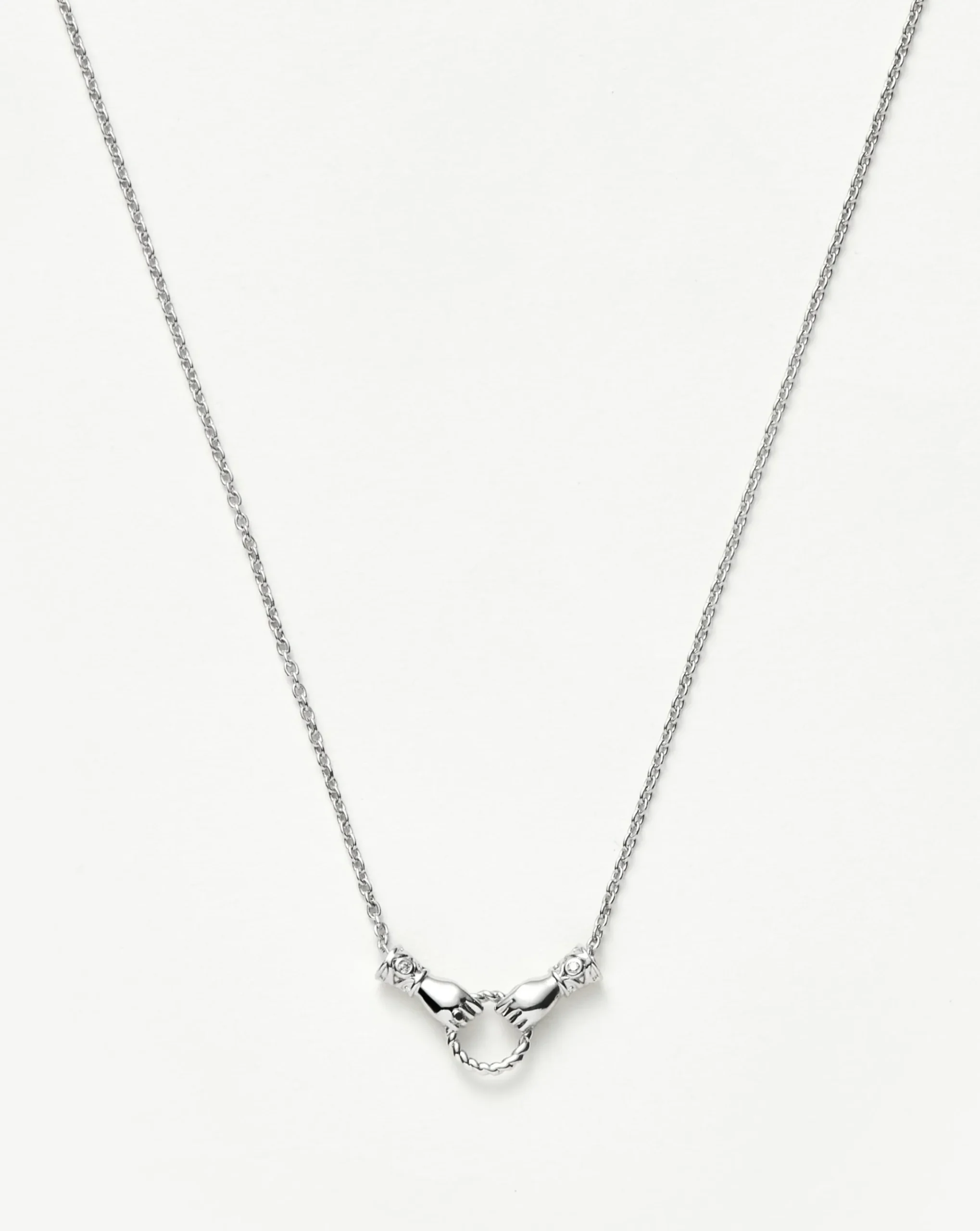 Harris Reed In Good Hands Mini Pendant Slider Necklace