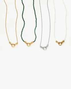 Harris Reed In Good Hands Mini Pendant Slider Necklace