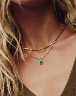 Iconic Lucy Williams Malachite Necklace Set