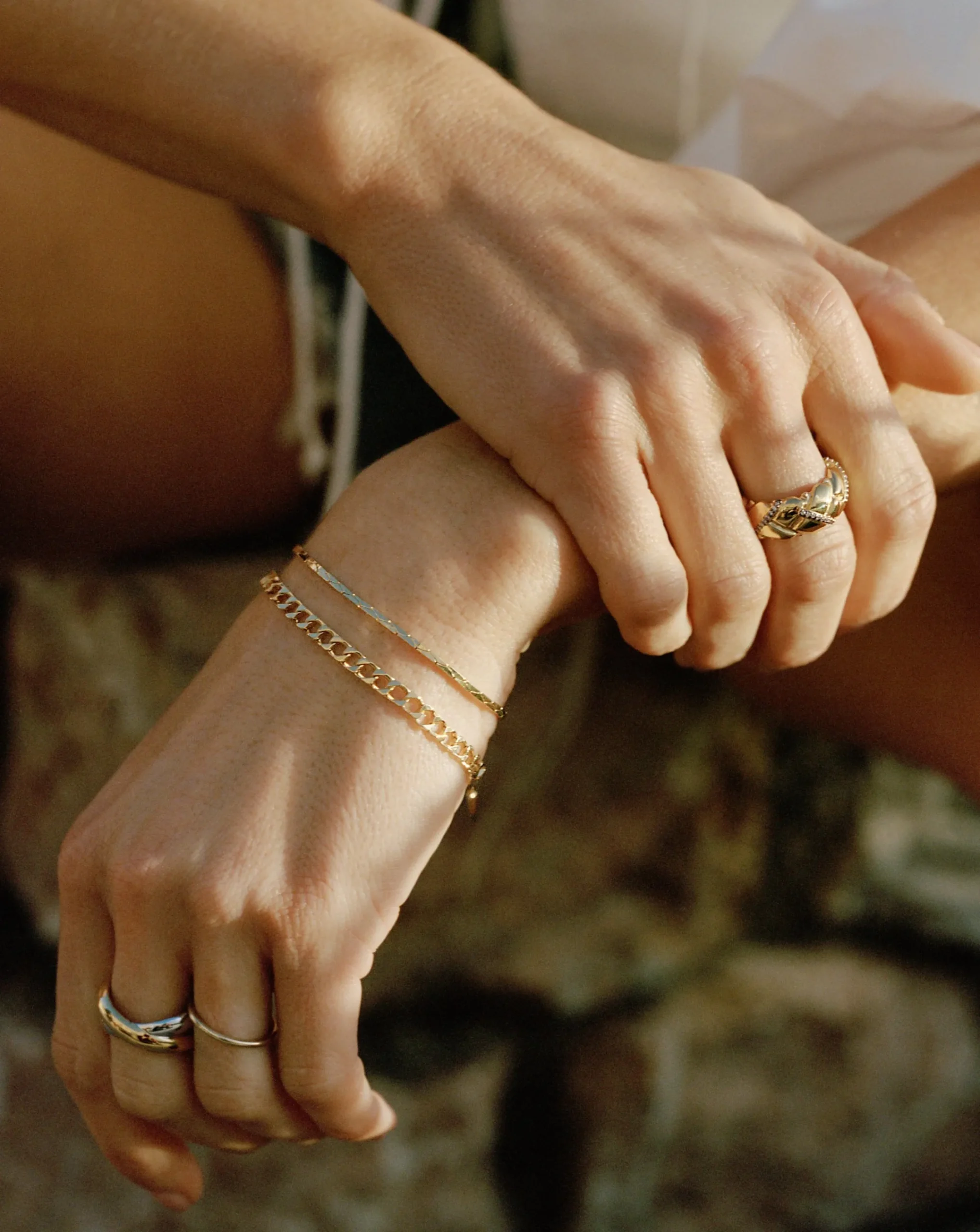 Lucy Williams Cobra Snake Chain Bracelet