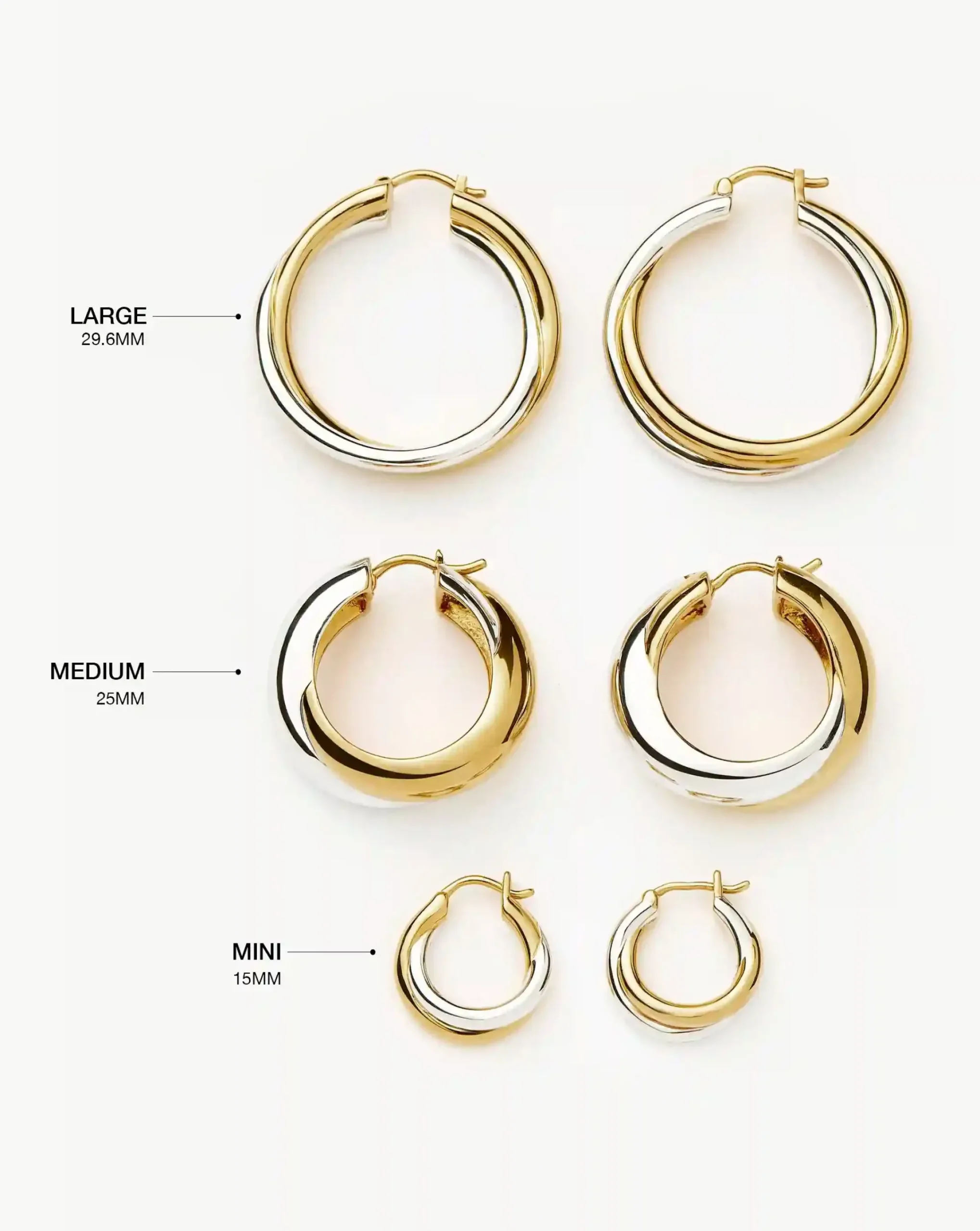 Lucy Williams Entwine Large Hoop Earrings