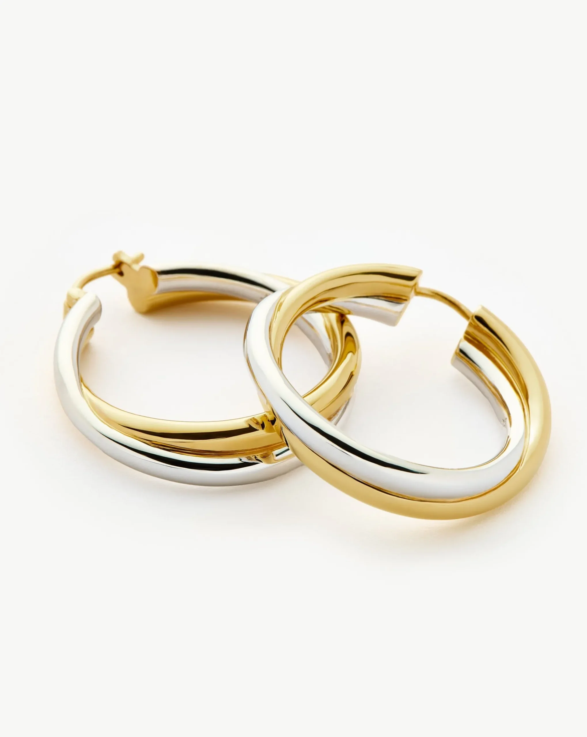 Lucy Williams Entwine Large Hoop Earrings