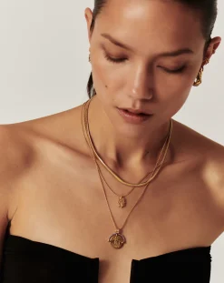 Lucy Williams Fortuna Arc Coin Necklace