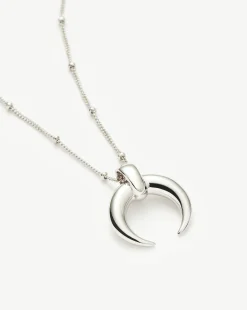 Lucy Williams Large Horn Pendant Necklace