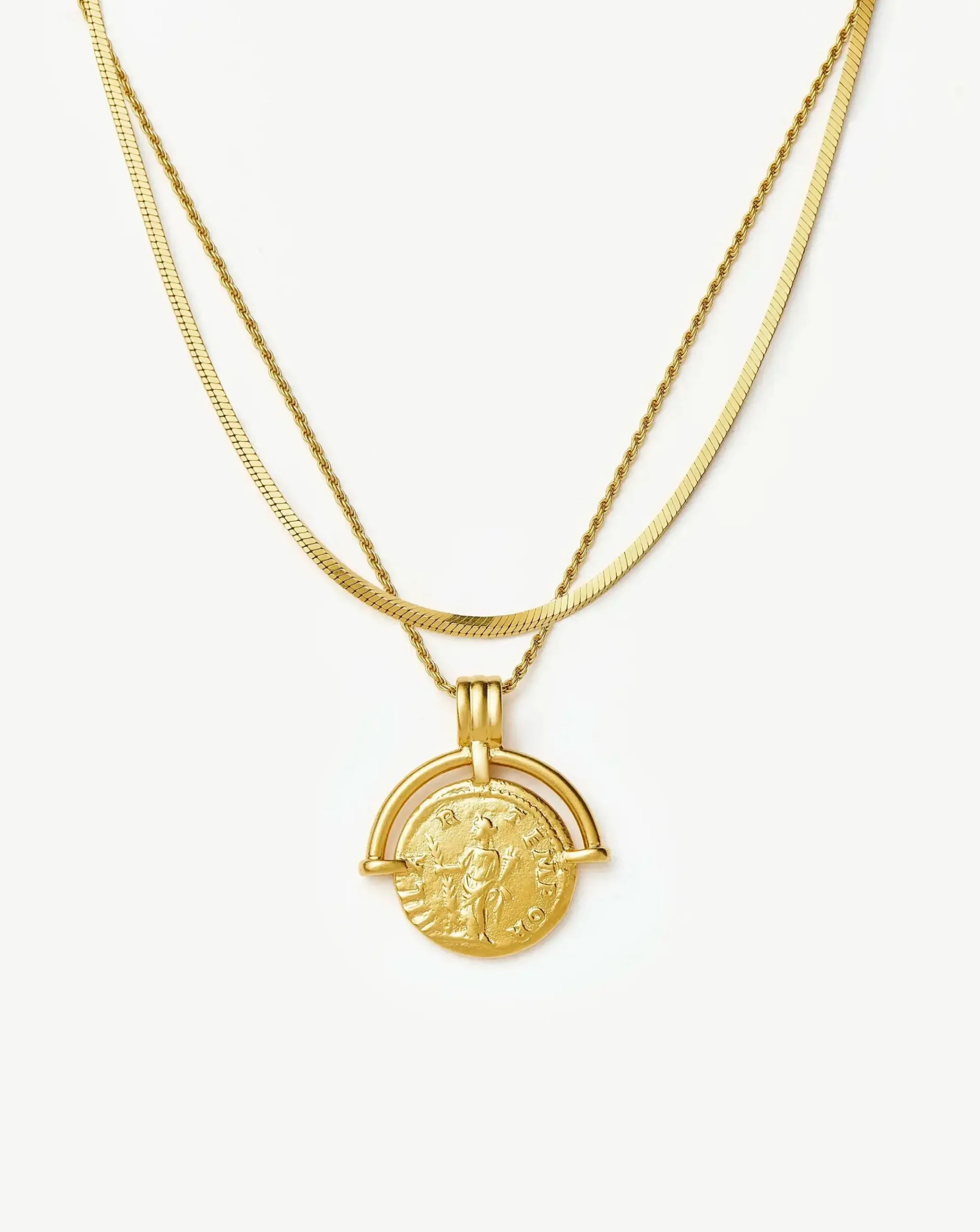 Lucy Williams Roman Arc & Snake Necklace Set