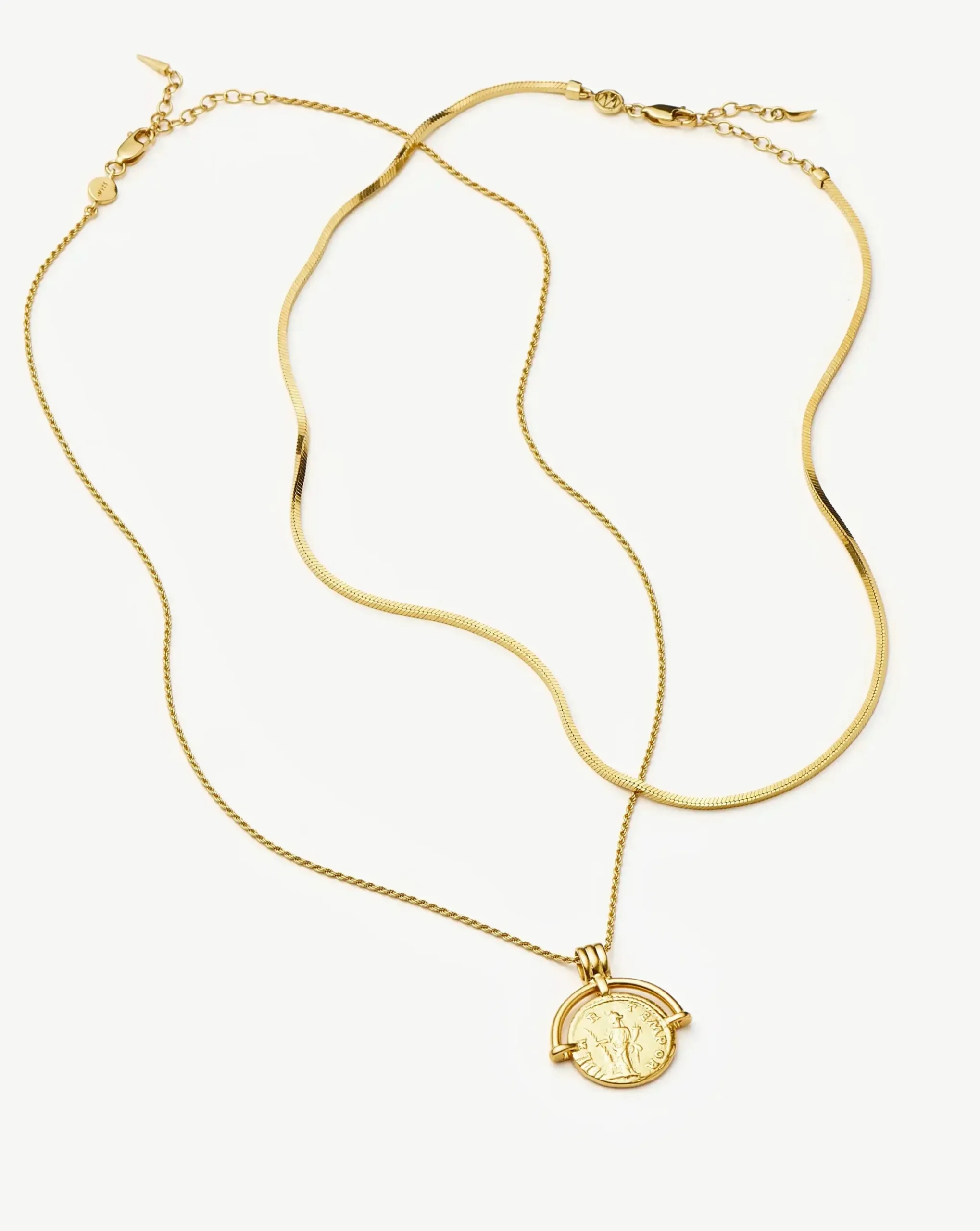 Lucy Williams Roman Arc & Snake Necklace Set